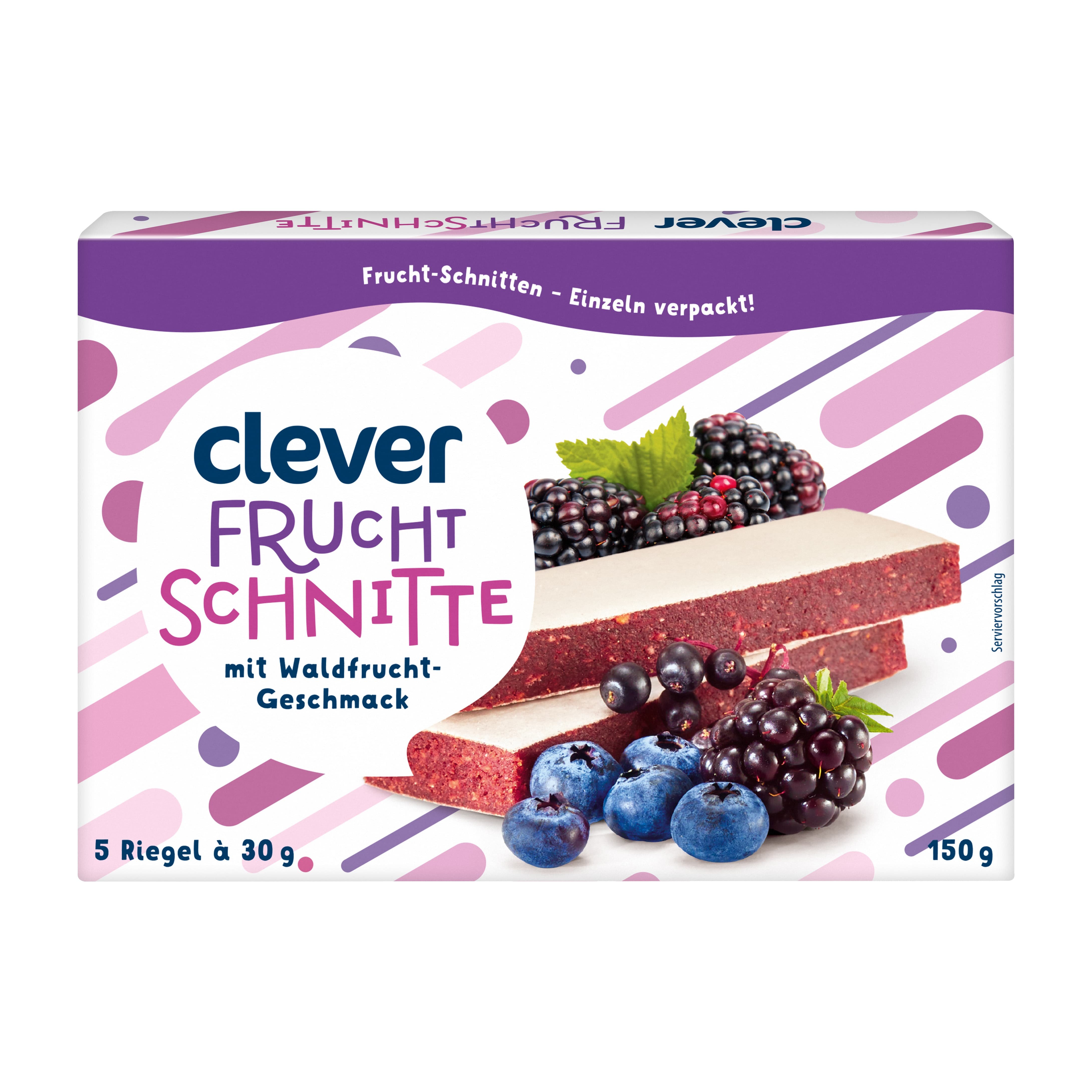 Clever Fruchtschnitte Waldfrucht