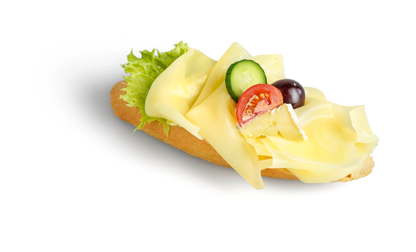 Baguette Brötchen Käse