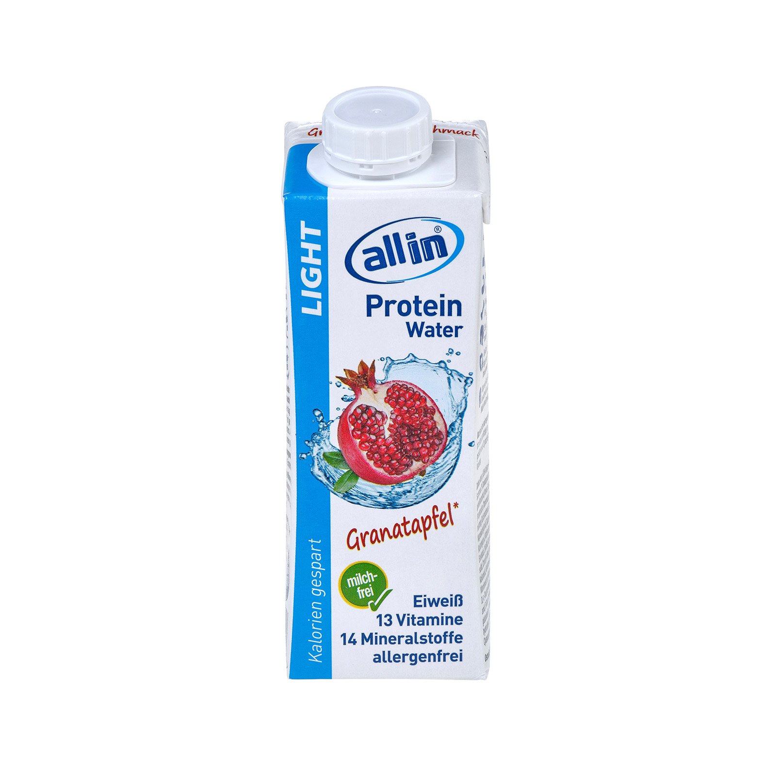 Allin Protein Water Garnatapfel Light