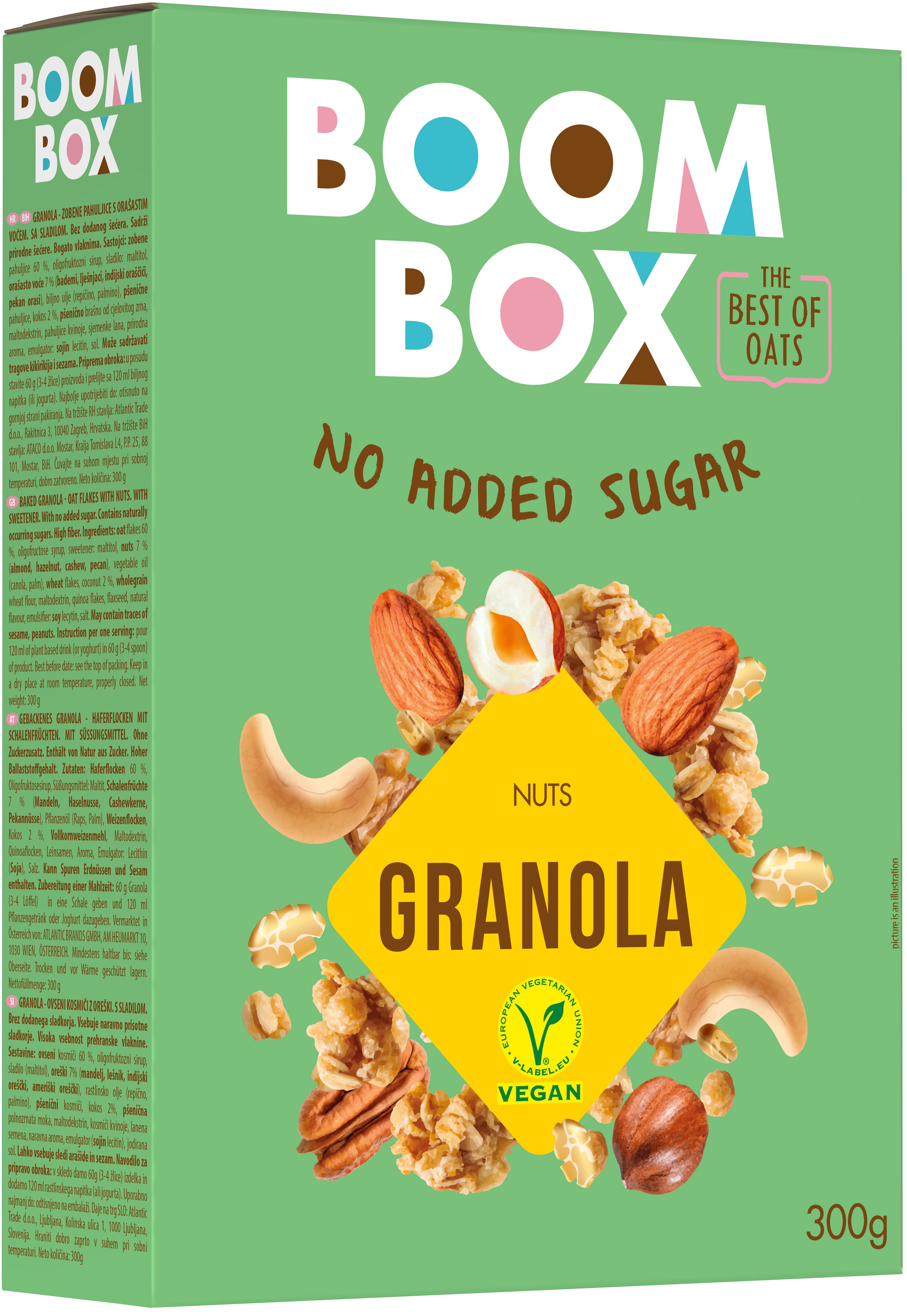 Boombox Granola Almond, Cashew & Pecan
