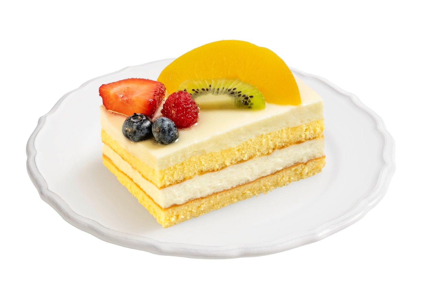 Joghurtschnitte mit Früchten