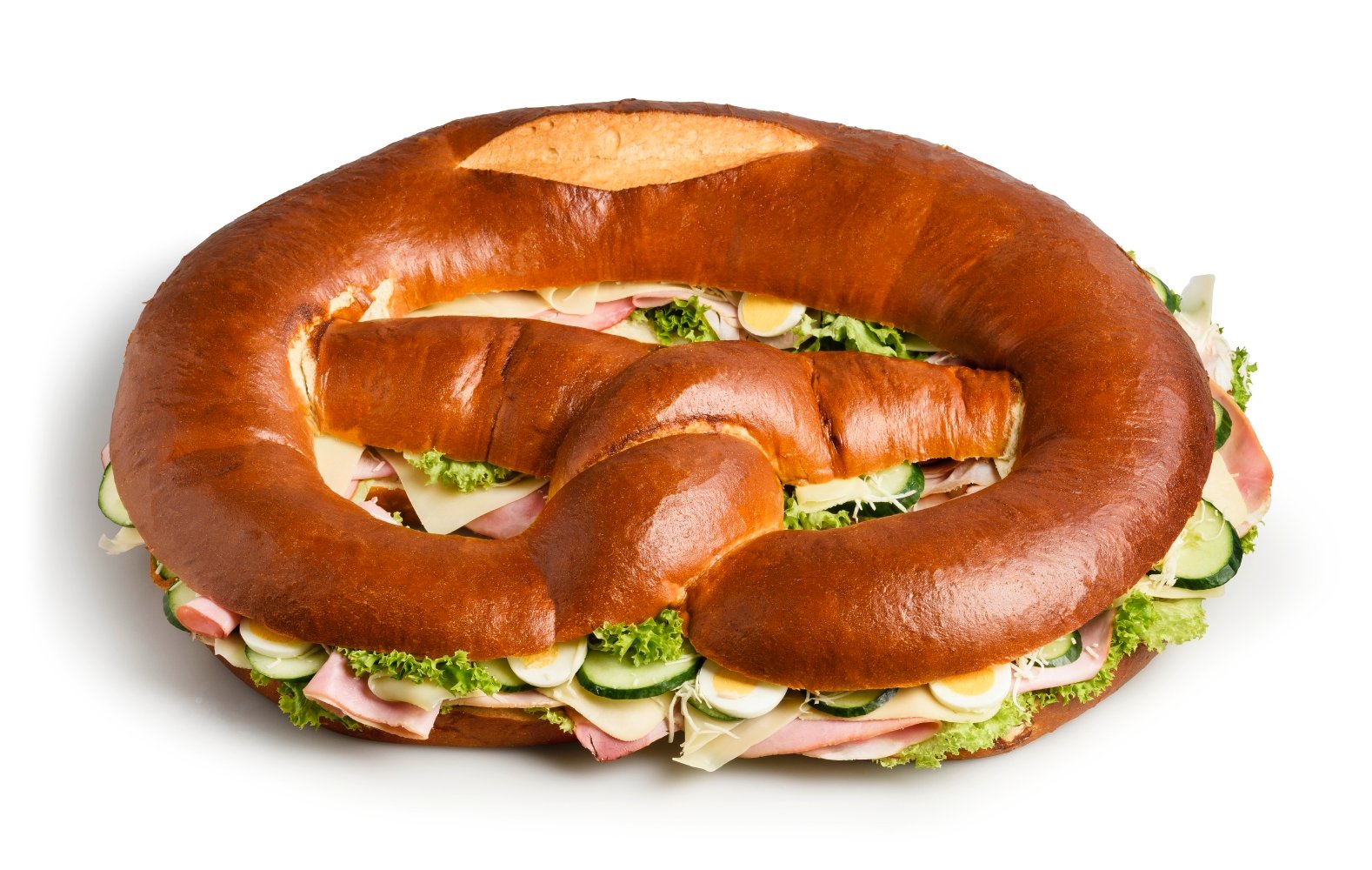 Party Breze Schinken-Käse Duo Lauge