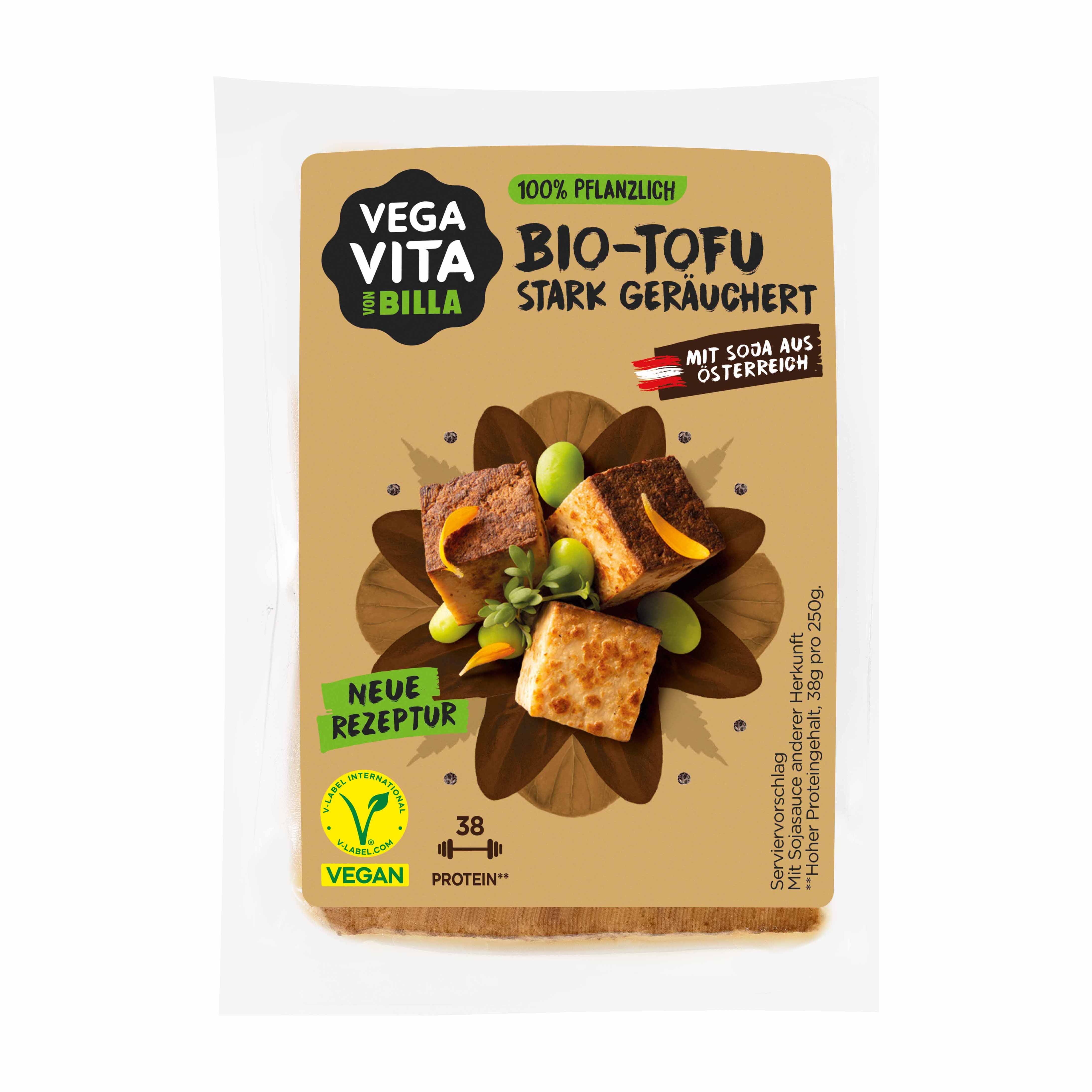 Vegavita Bio Tofu stark geräuchert