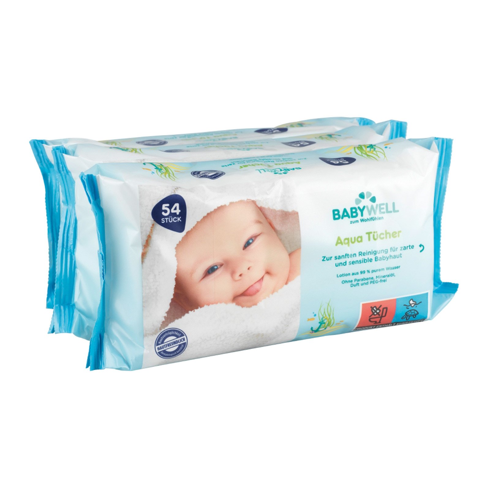 Babywell Aqua Tücher