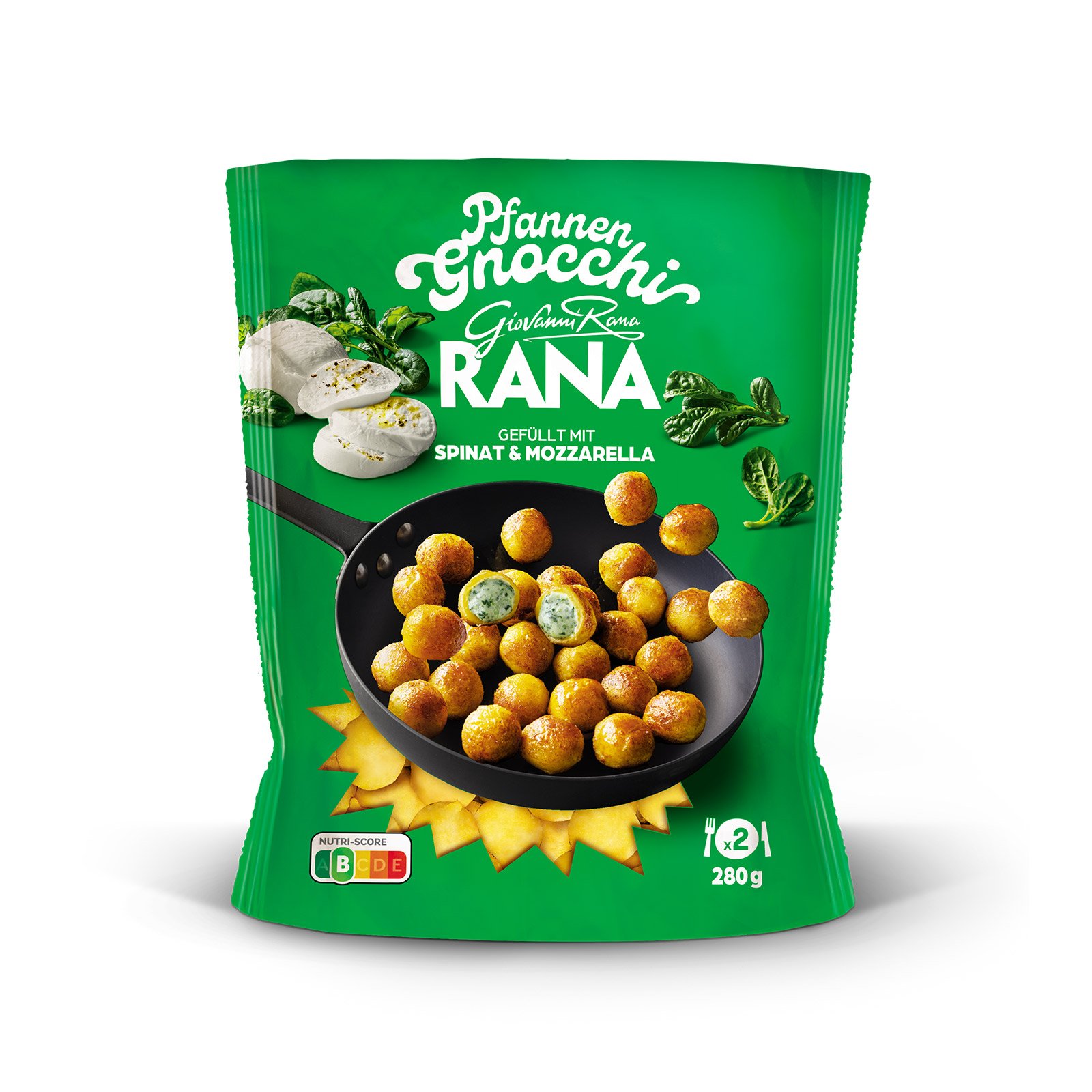 Rana Pfannen-Gnocchi gefüllt Spinat