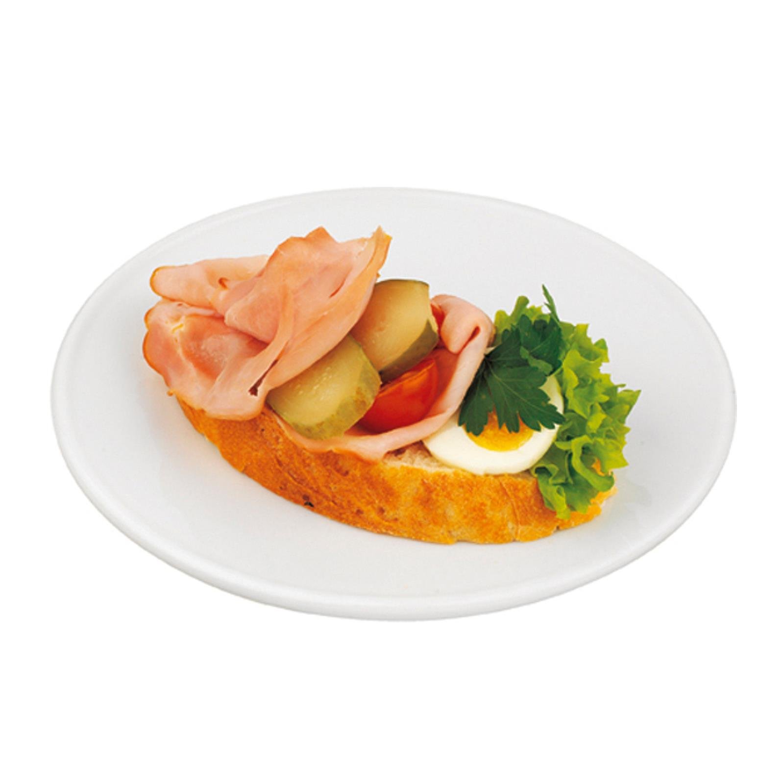 Sandwich-Brötchen mit Schinken