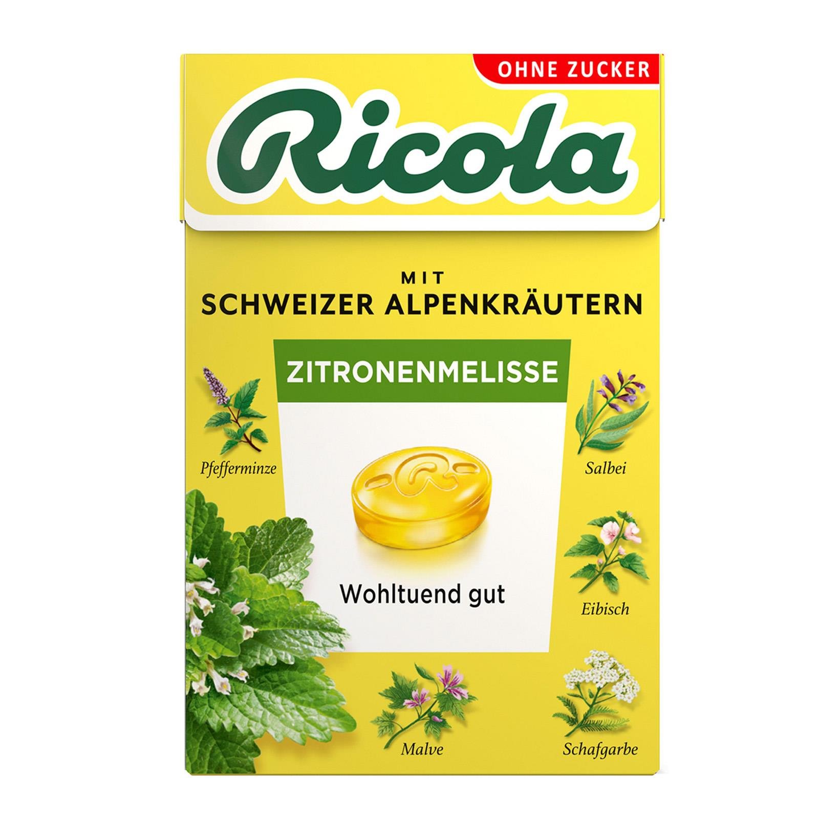 Ricola Zitronenmelisse zuckerfrei