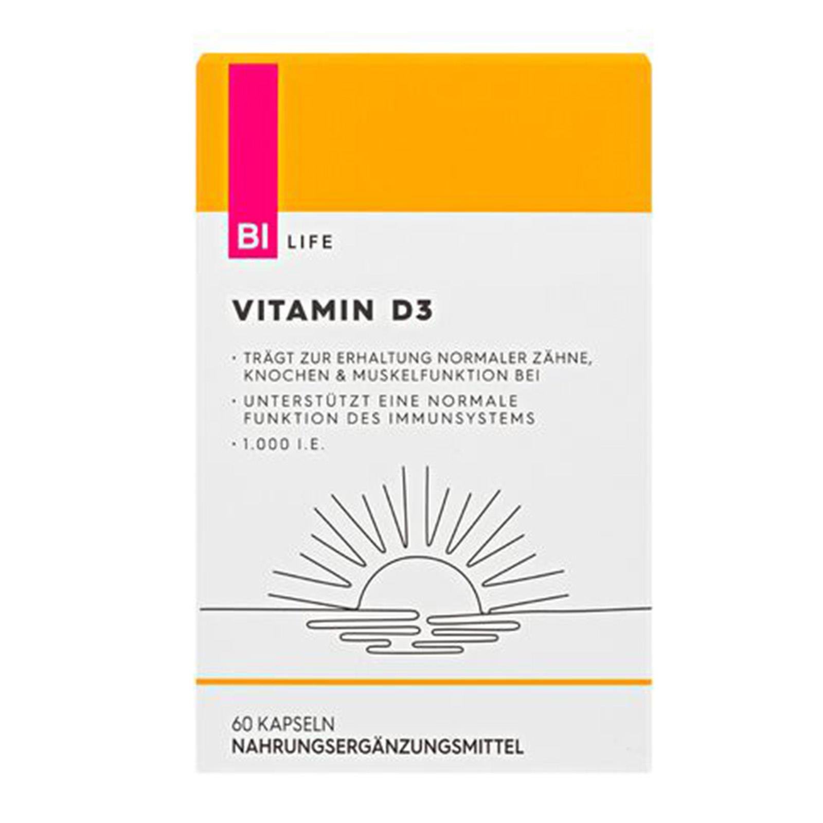 BI LIFE Vitamin D3 Kapseln