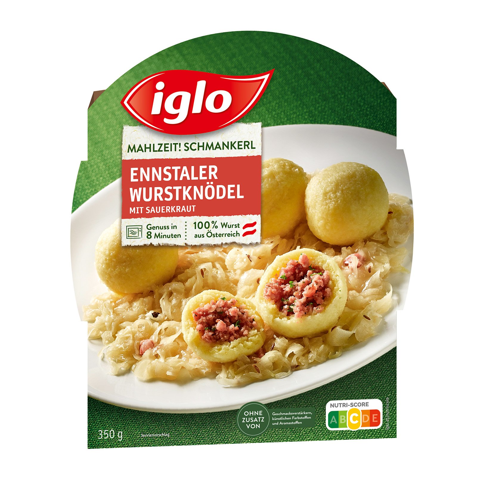 Iglo Wurstknödel mit Sauerkraut