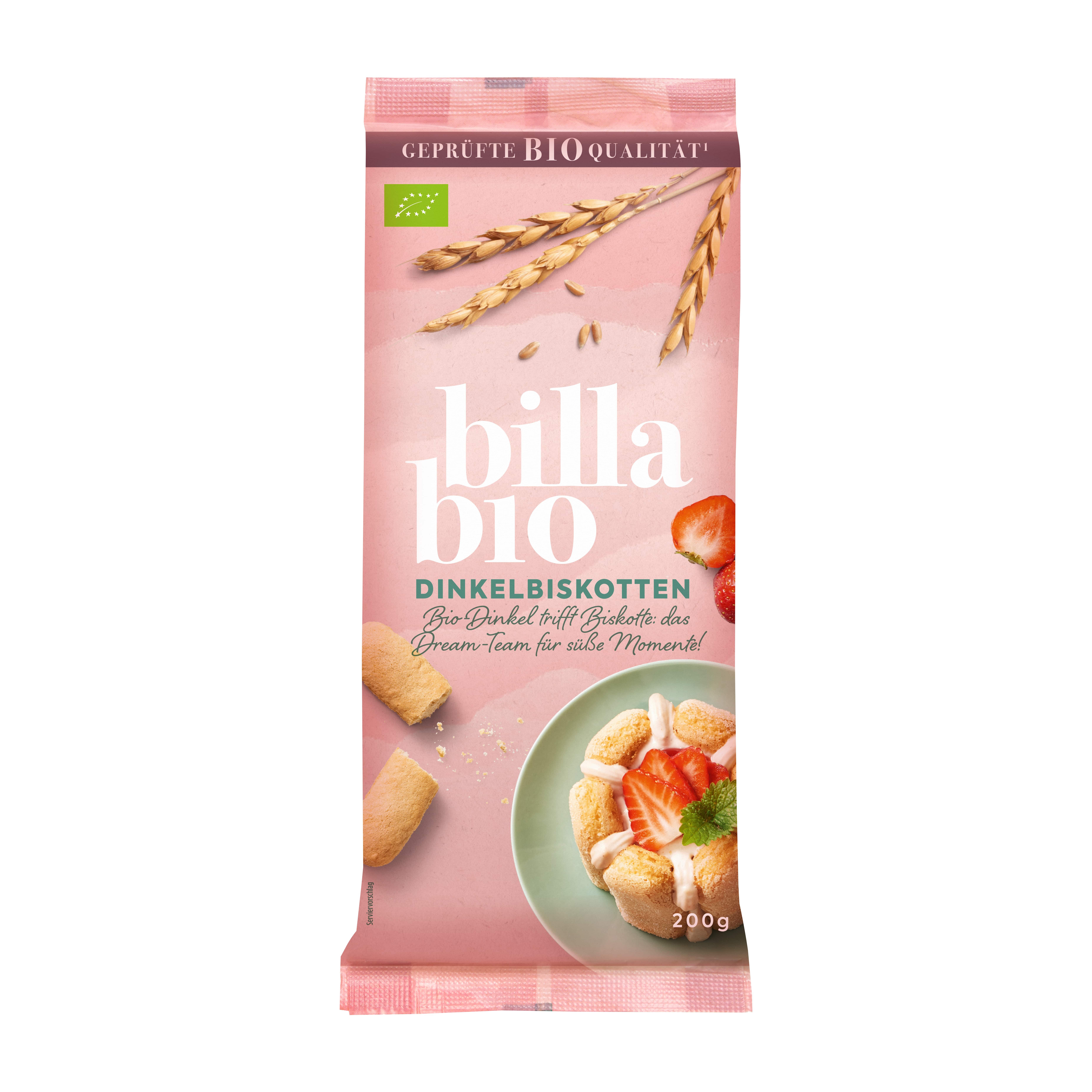 BILLA Bio Dinkel-Biskotten