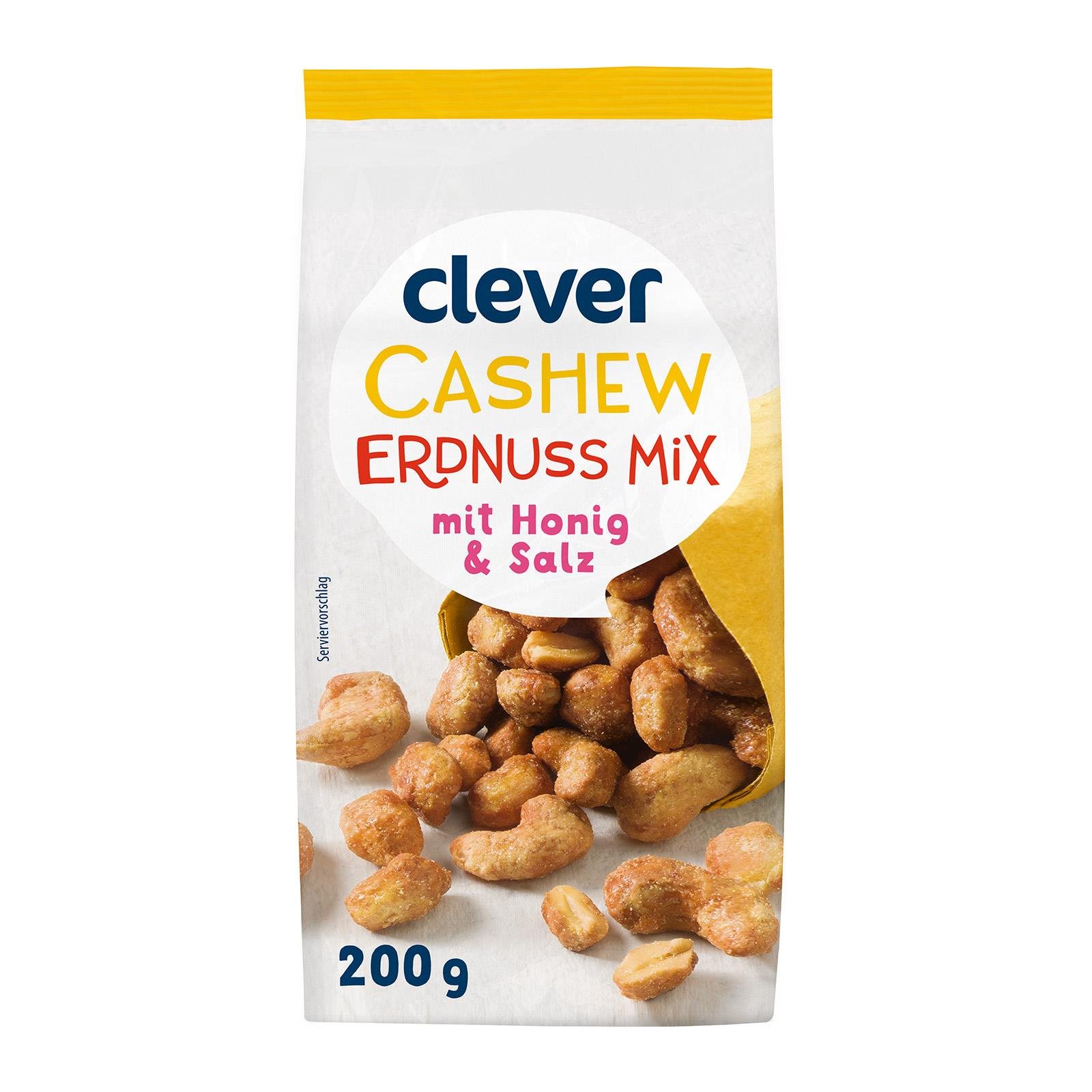 Clever Cashew Erdnuss Honig & Salz