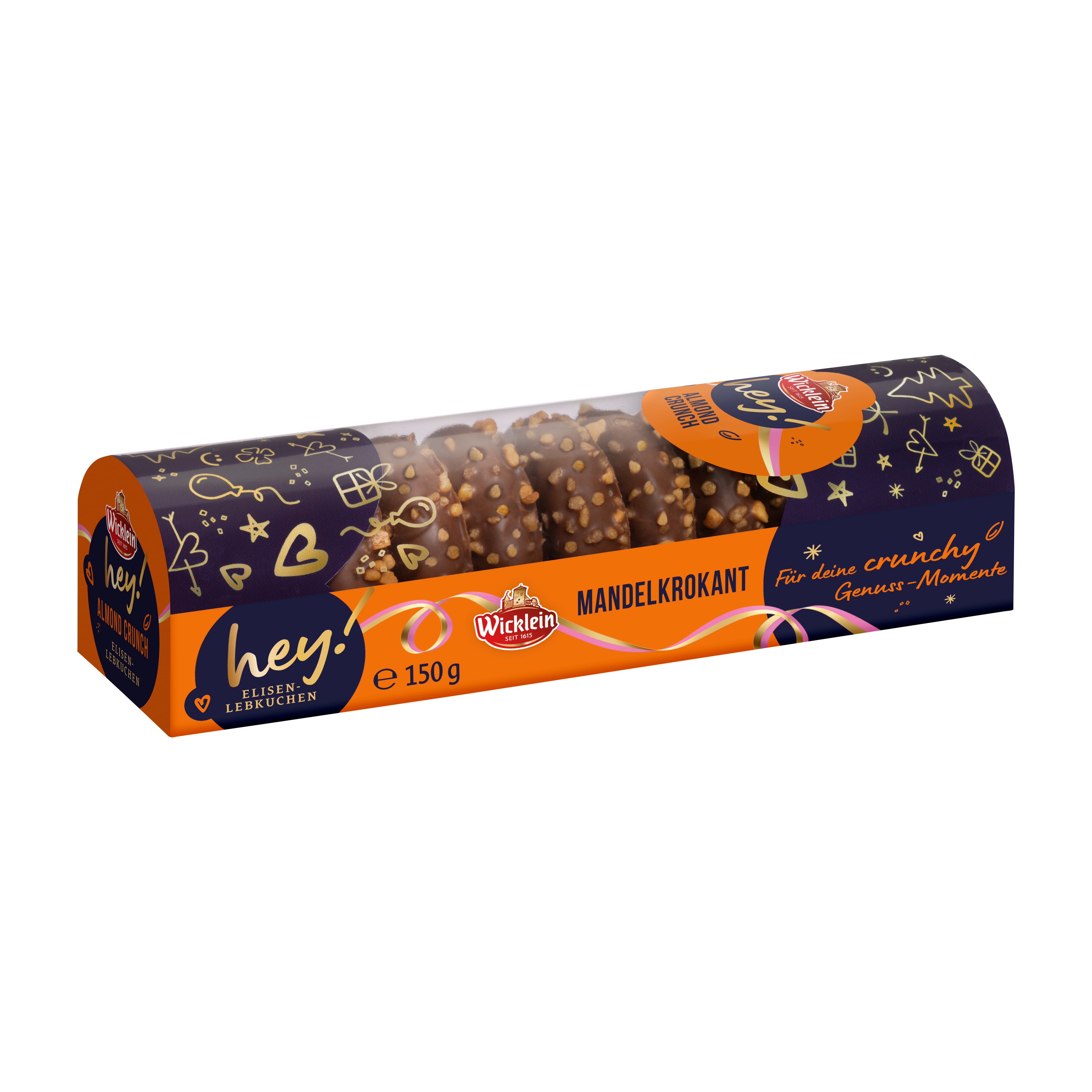 Mini Elisen-Lebkuchen Vollmilch Mandelkrokant