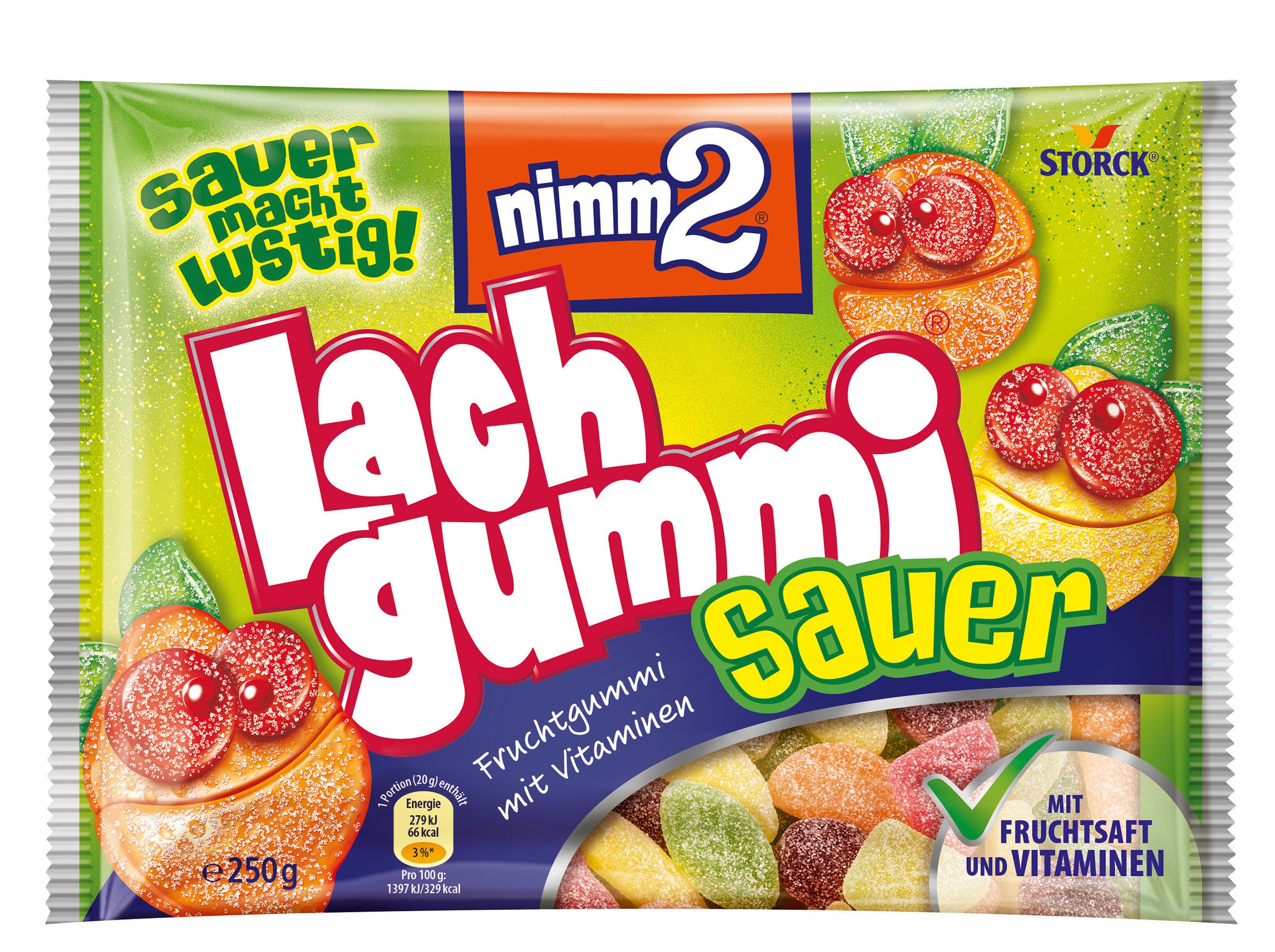 nimm2 Lachgummi Sauer