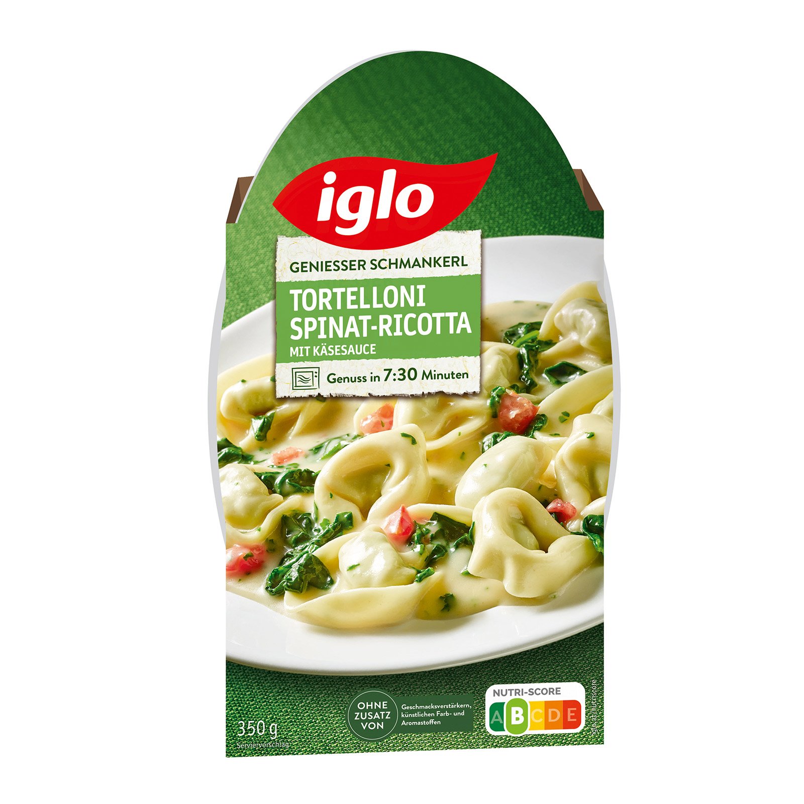 Iglo Genießer Schmankerl Tortelloni Spinat-Ricotta