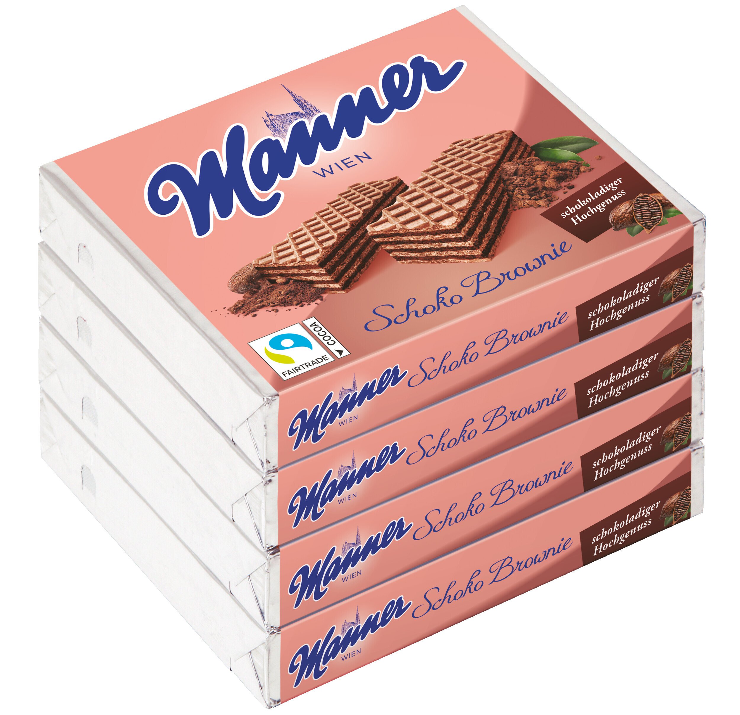 Manner Neapolitaner Schoko Brownie 4er