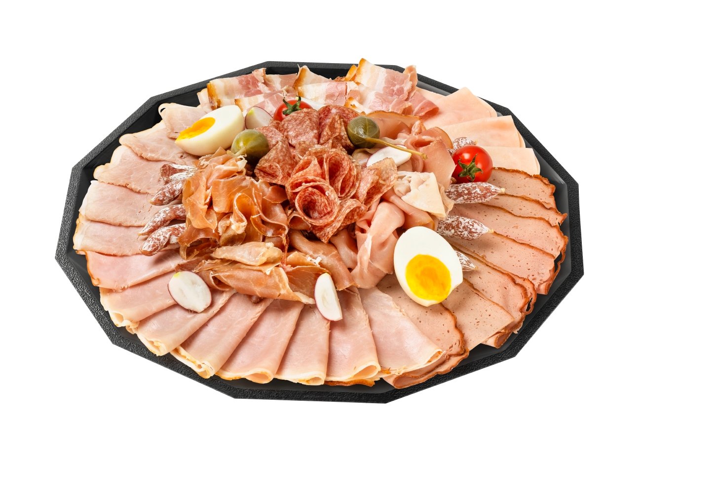 Wurst-Schinkenplatte