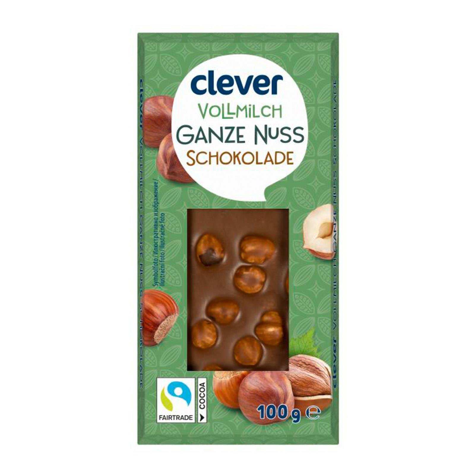 Clever Ganze Nuss Schokolade