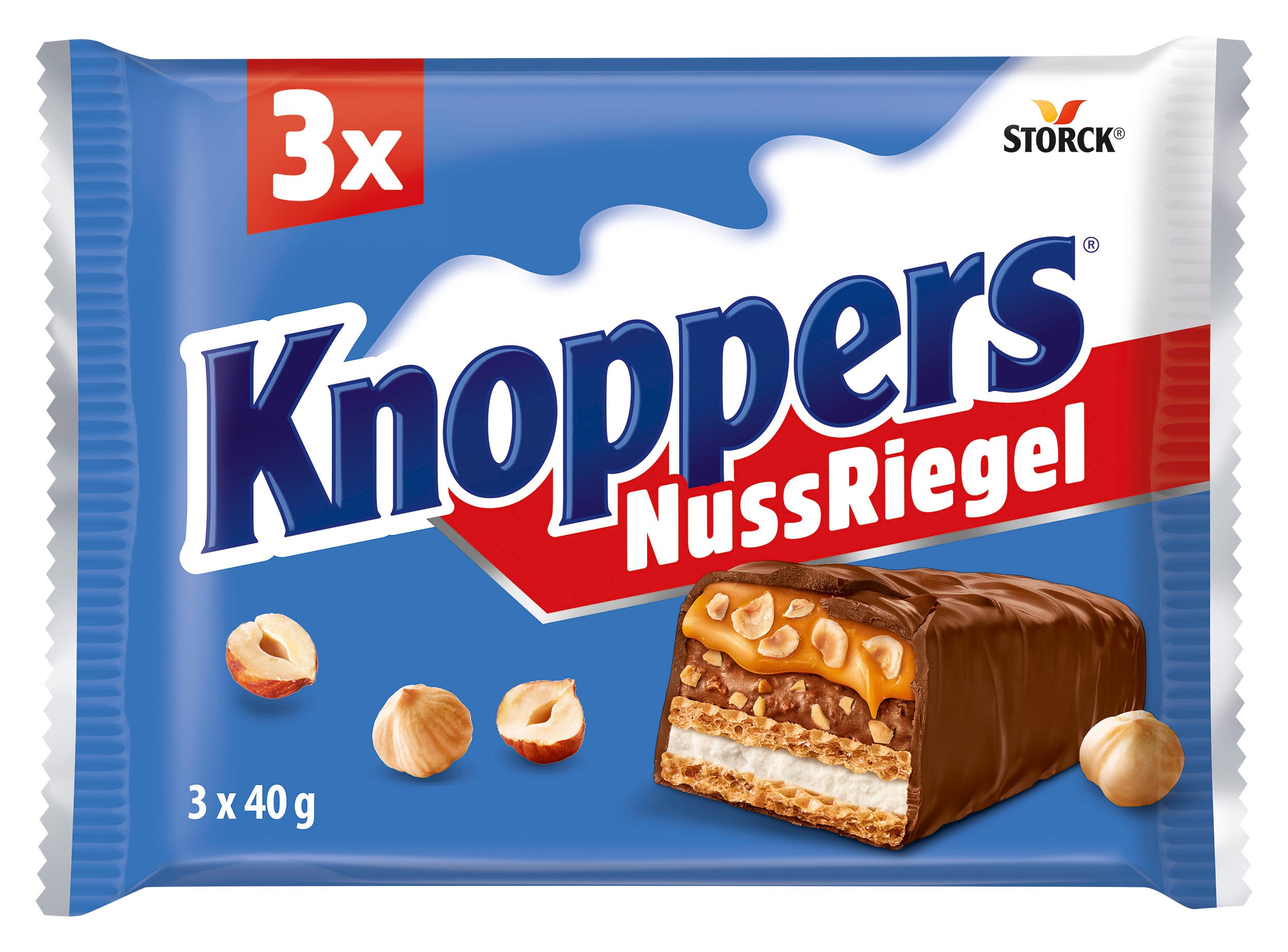 Storck Knoppers NussRiegel 3er