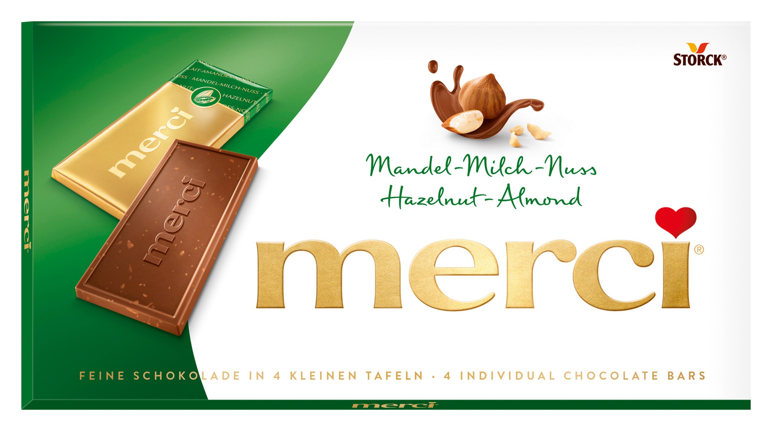 merci Mandel-Milch-Nuss Tafel