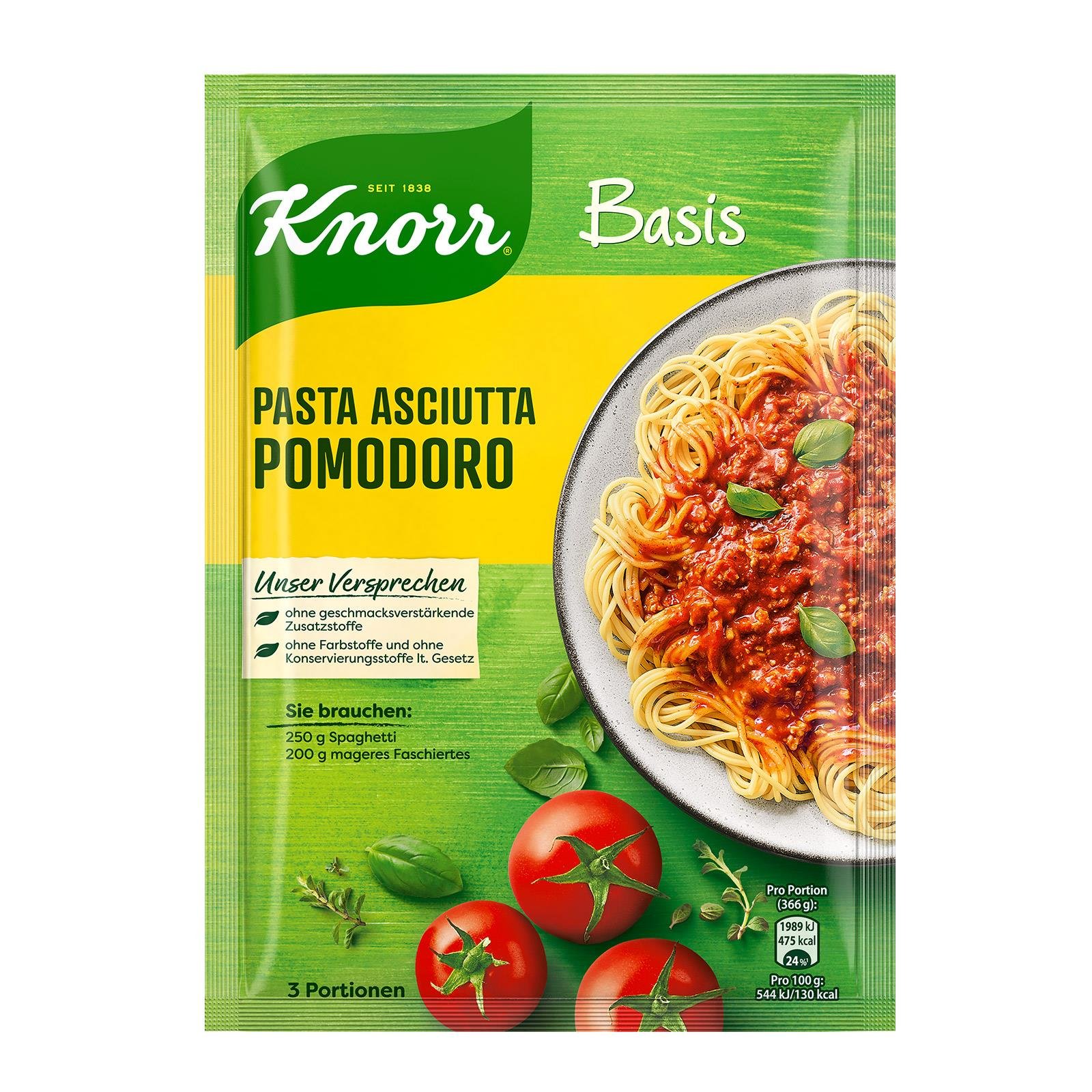 Knorr Basis für Pasta Asciutta Pomodoro