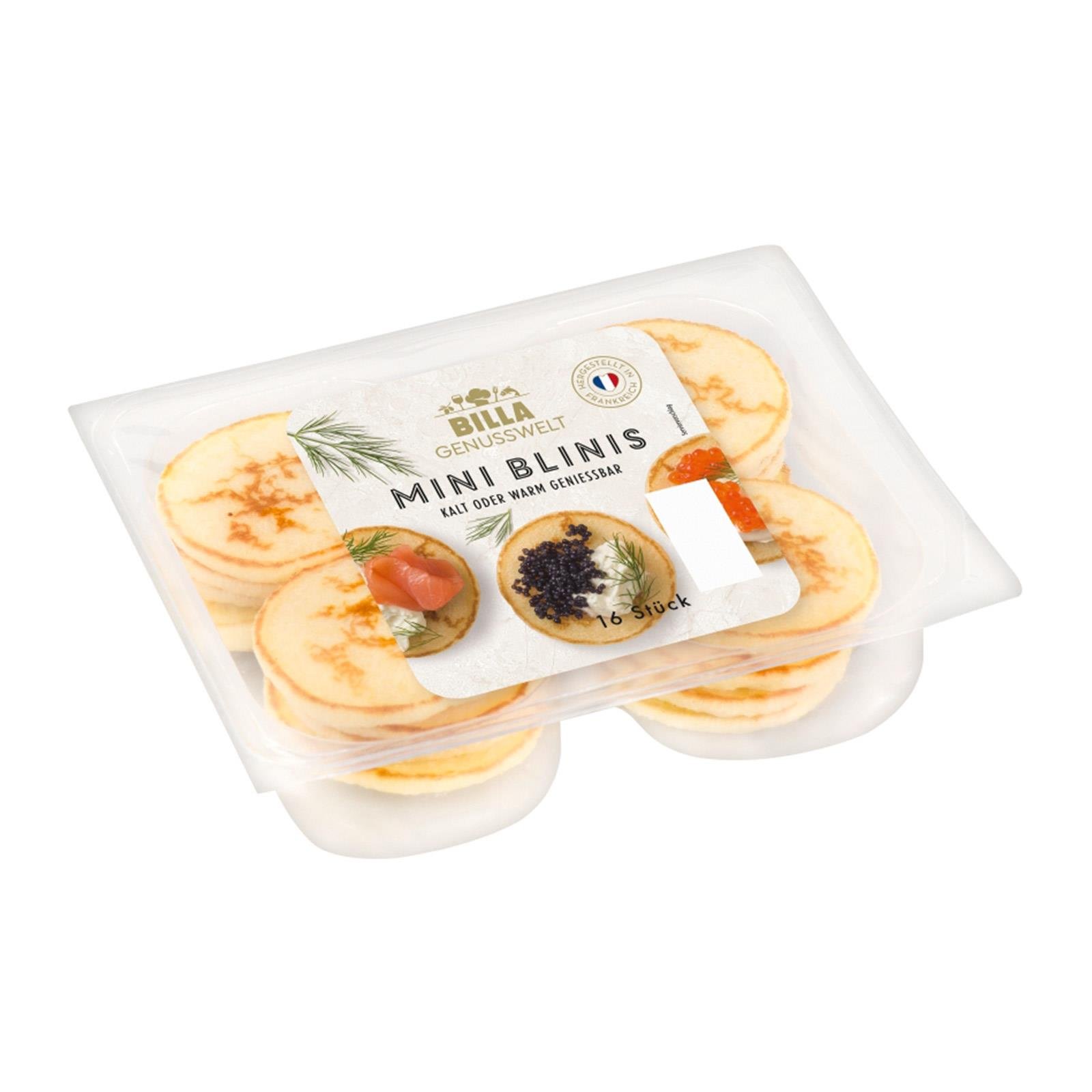 BILLA Genusswelt Mini Blinis