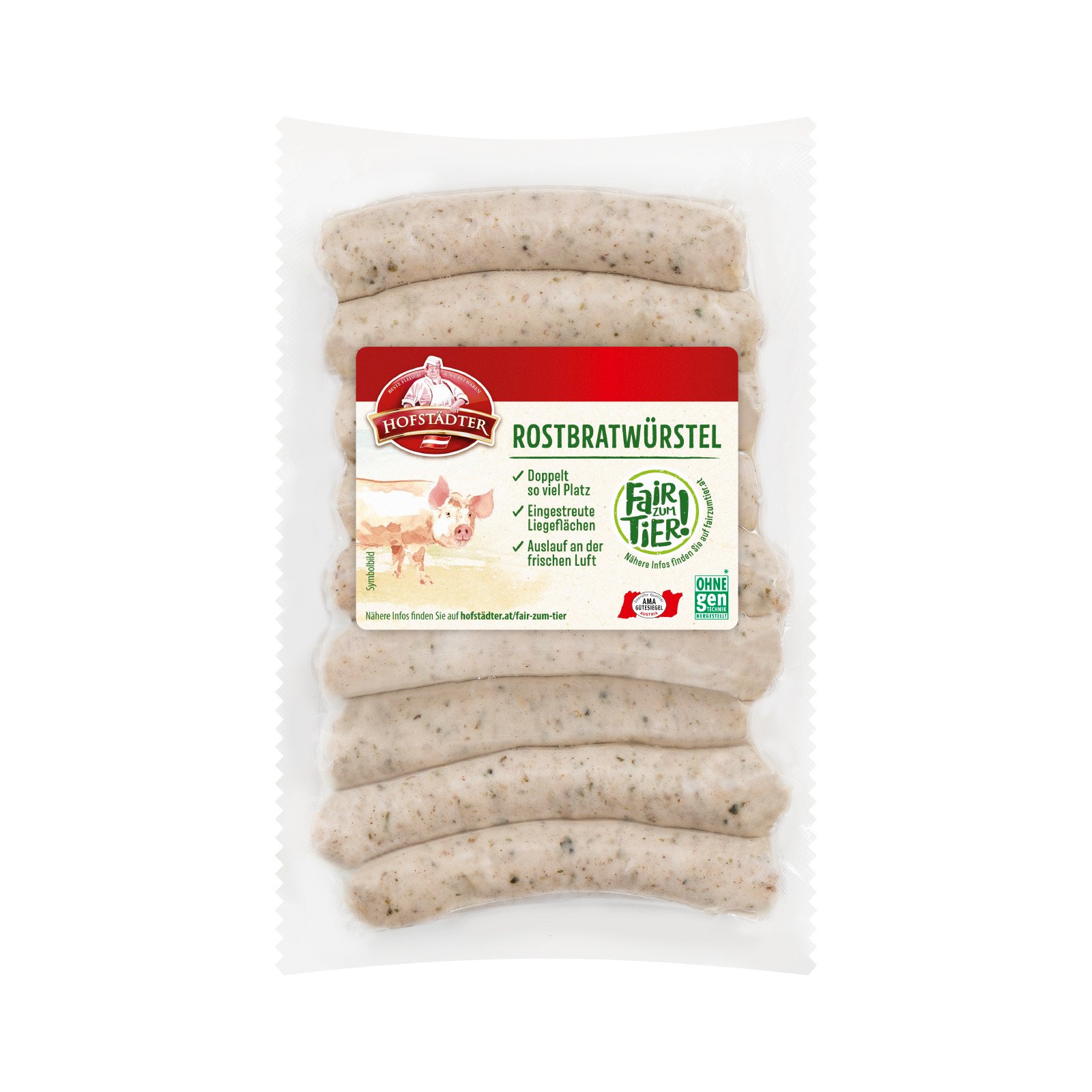 Hofstädter Mini Rostbratwürstel Fair zum Tier