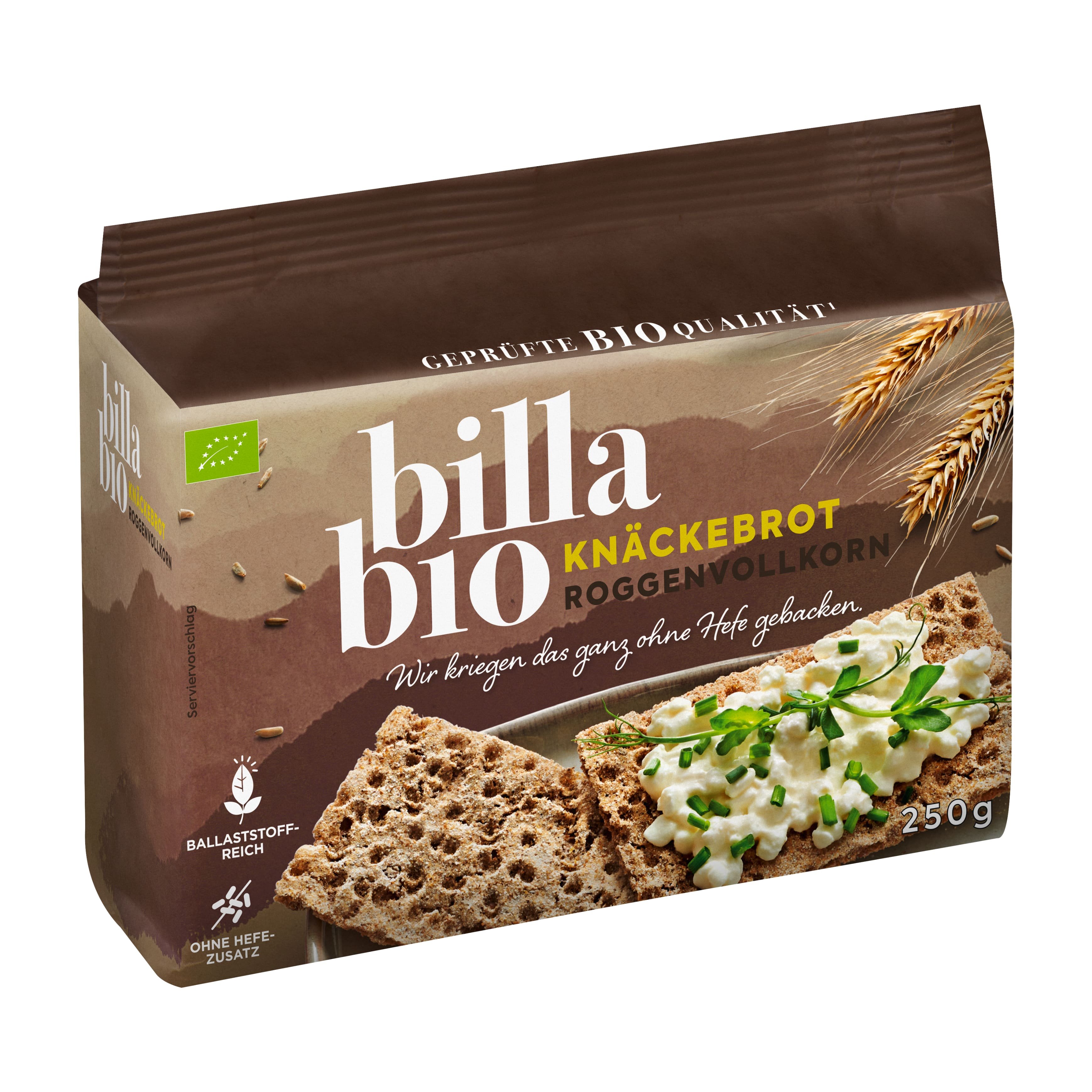 BILLA Bio Knäckebrot Roggenvollkorn