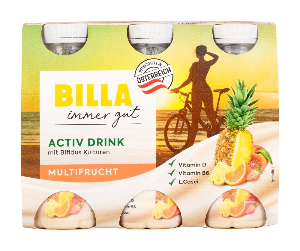 BILLA Activ Drink Multifrucht