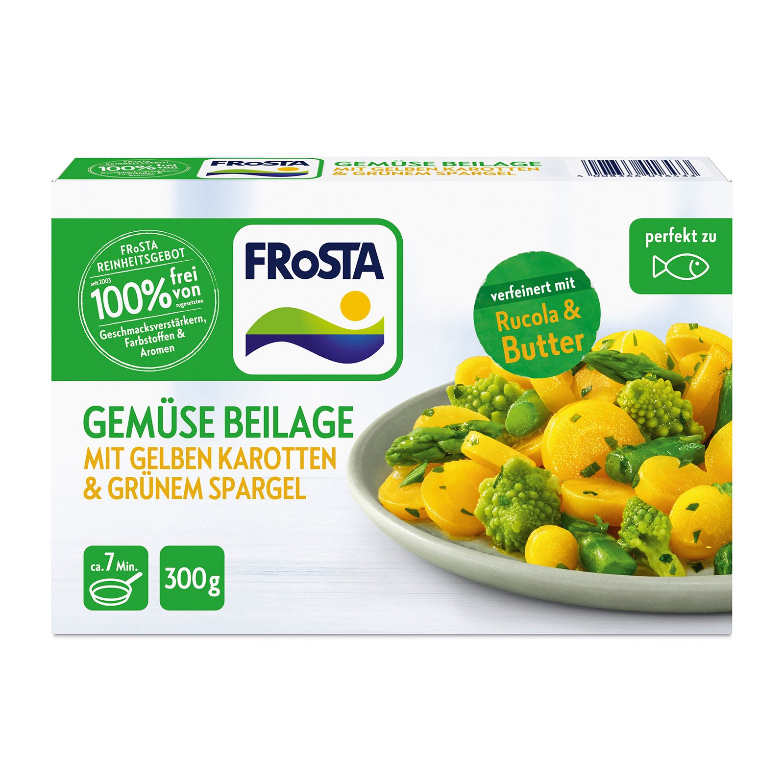 Frosta Gemüse Beilage Gelbe Karotten & Grüner Spargel