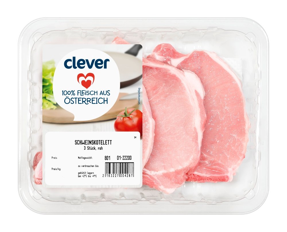 Clever Schweinskotelett