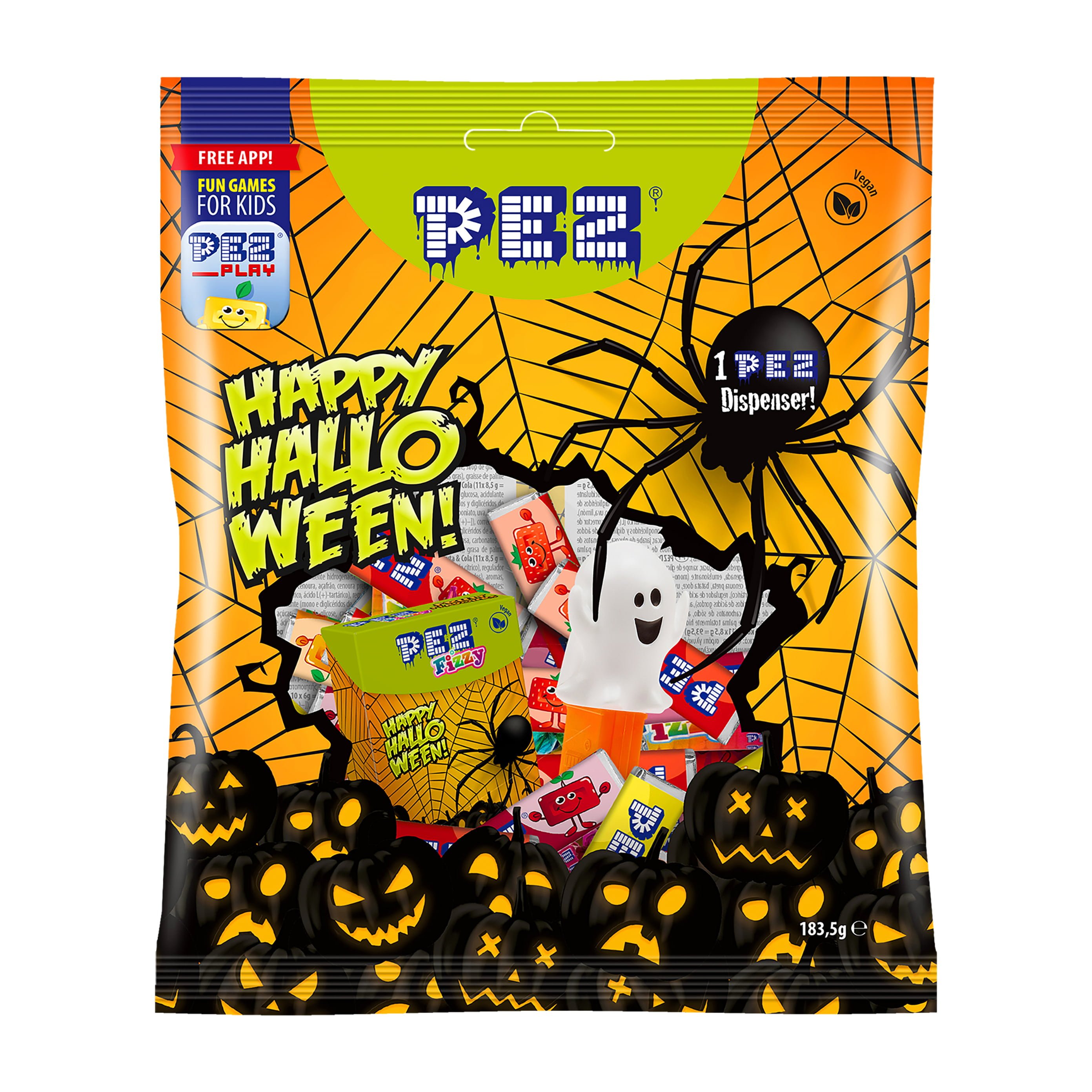 Pez Halloween Maxi Beutel Vegan