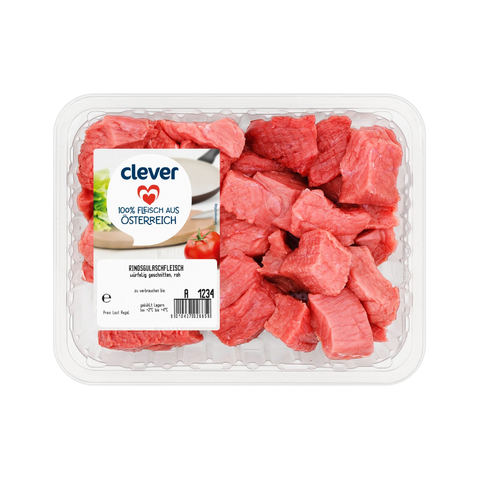 Clever Rindsgulasch würfelig