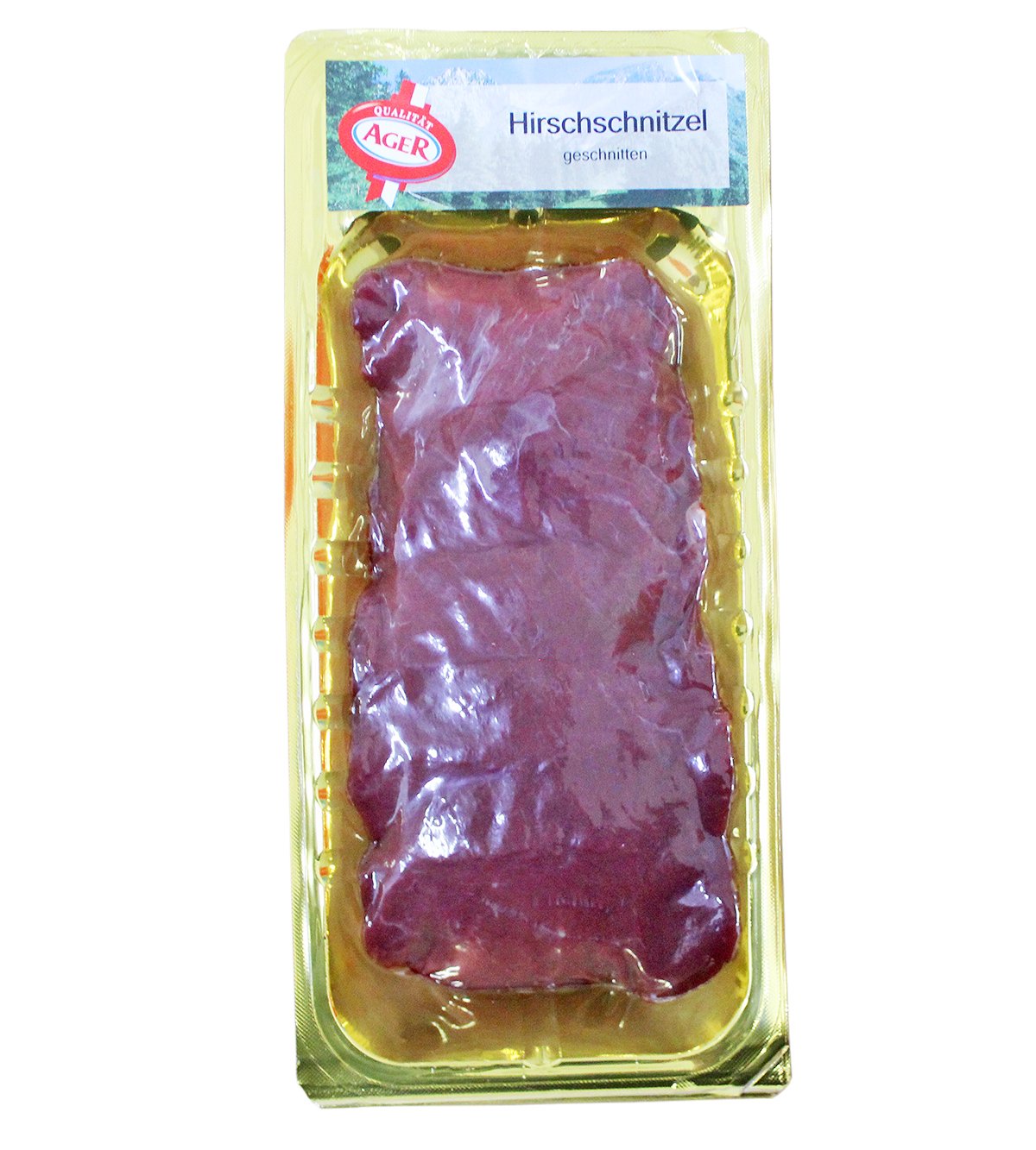 Ager Hirschschnitzel geschnitten