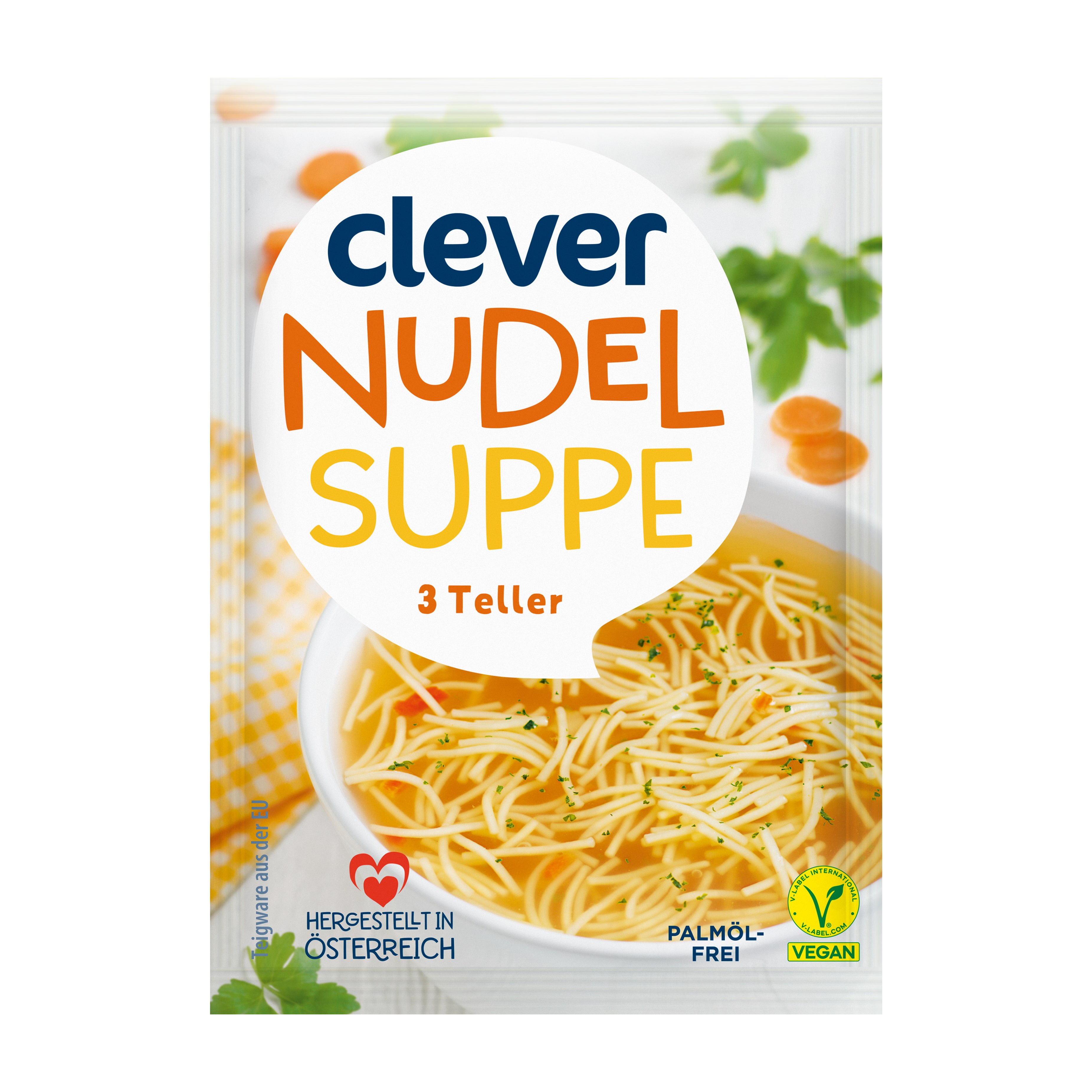 Clever Nudelsuppe