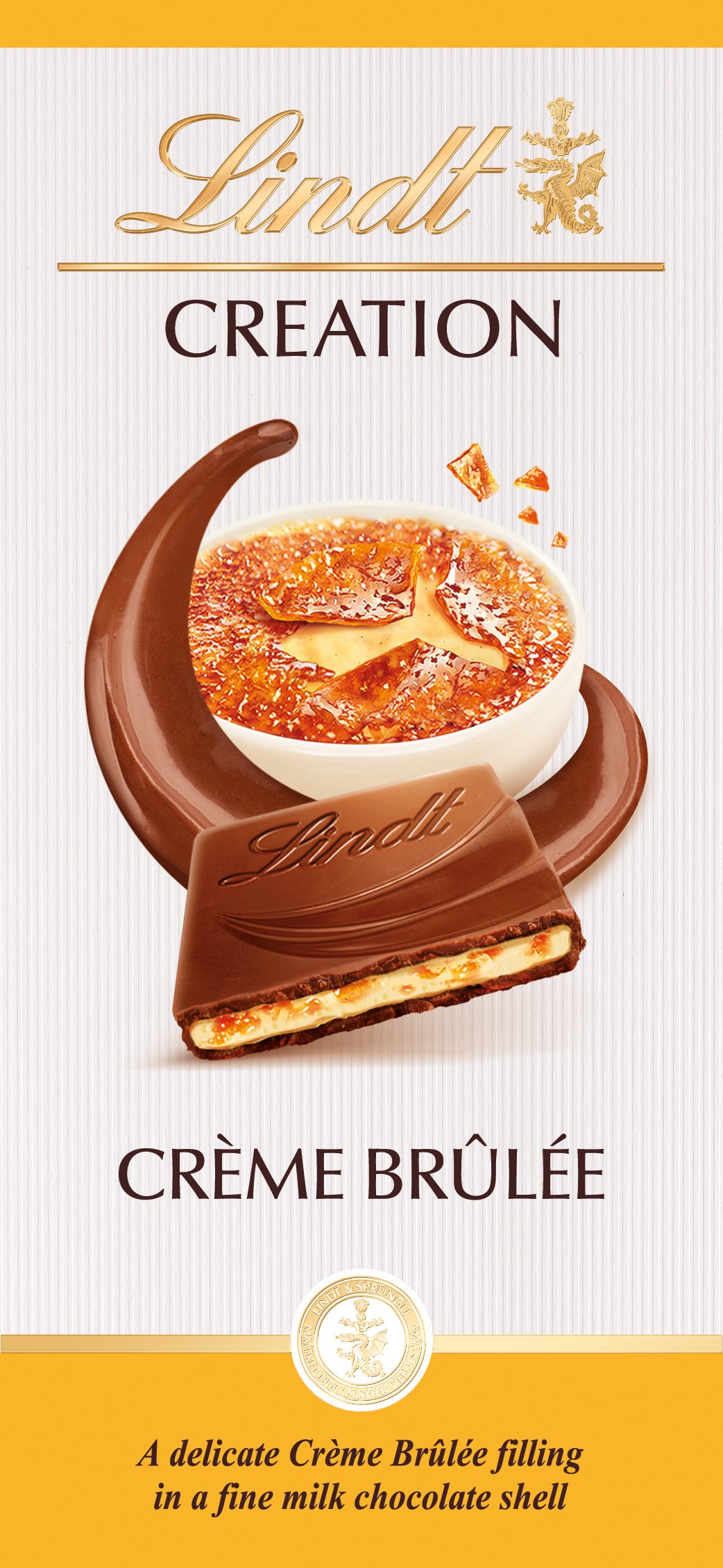 Lindt Creation Crème Broûlétte Tafel