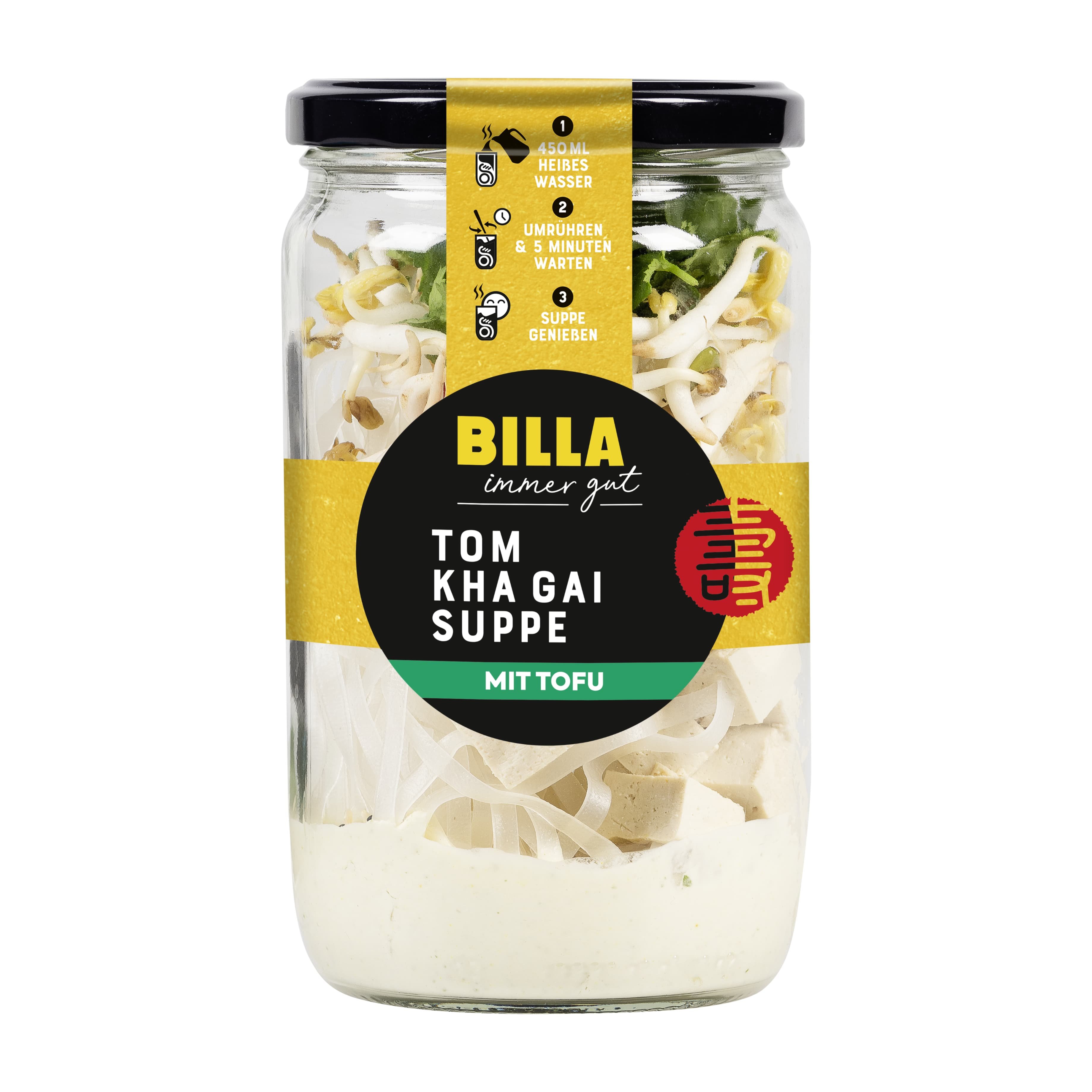 BILLA Tom Kha Gai Tofu Suppe