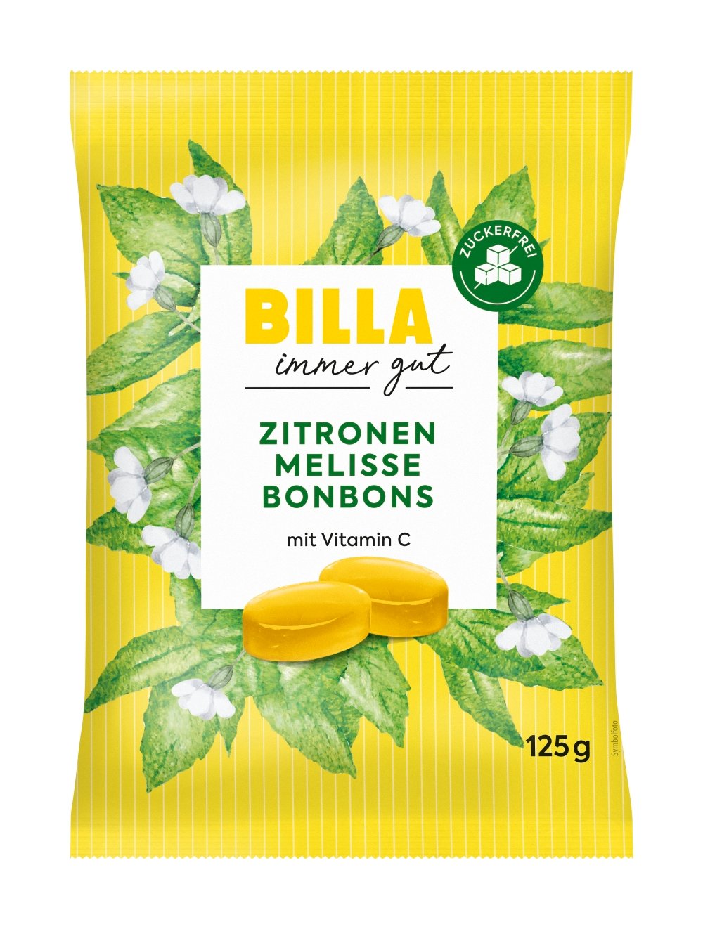 BILLA Zitronenmelisse Bonbon zuckerfrei