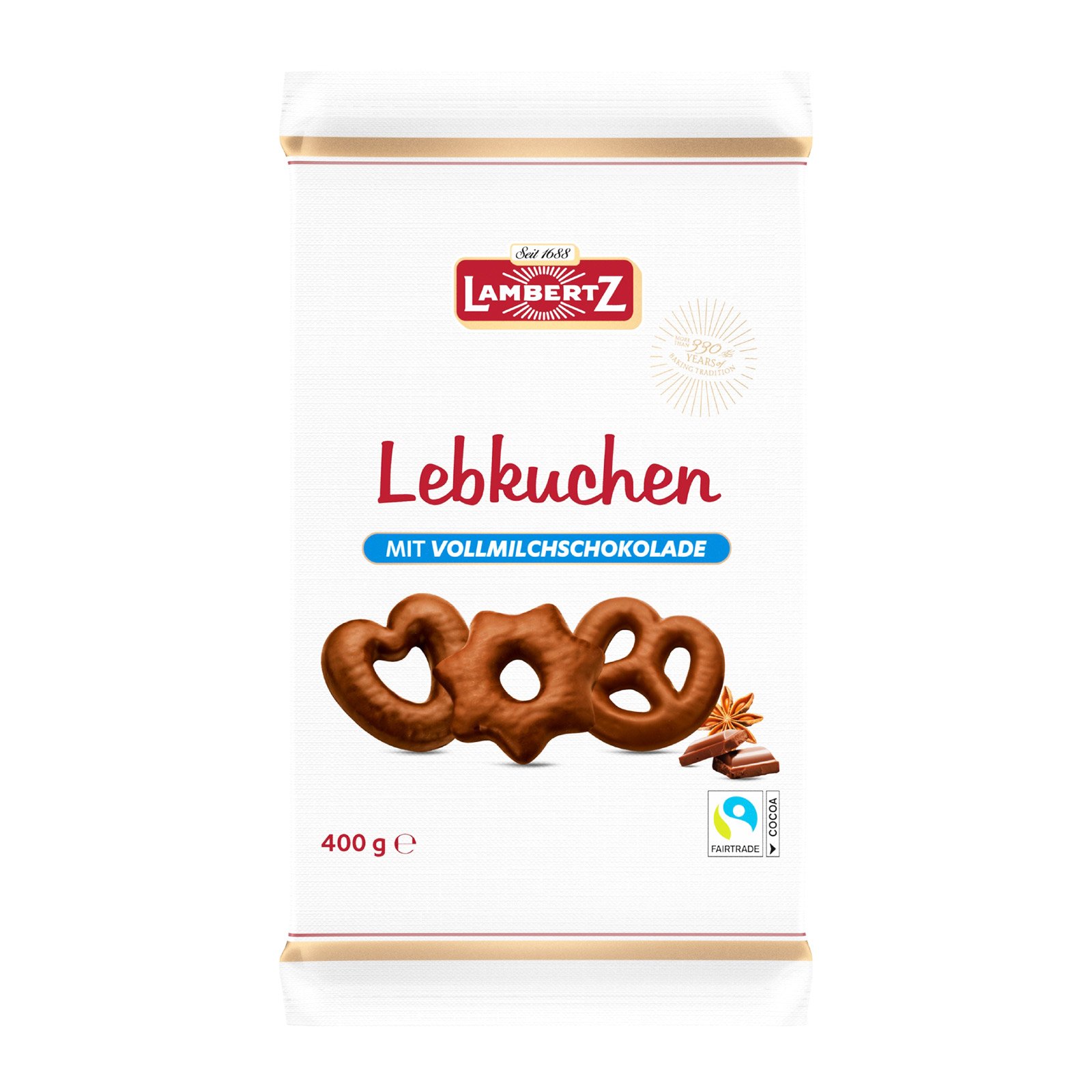 Lambertz Lebkuchen mit Vollmilchschokolade
