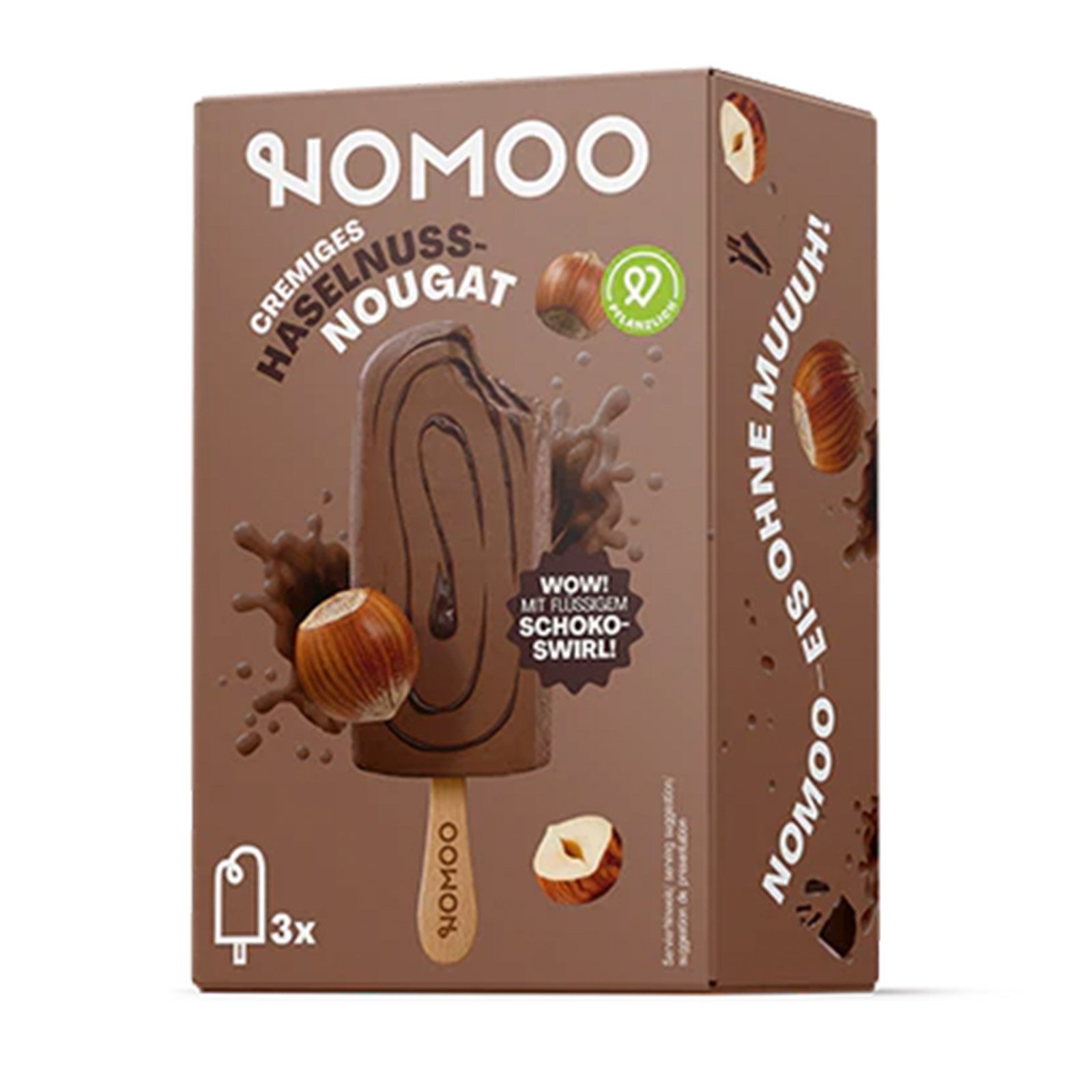 Nomoo Eis Haselnuss-Nougat