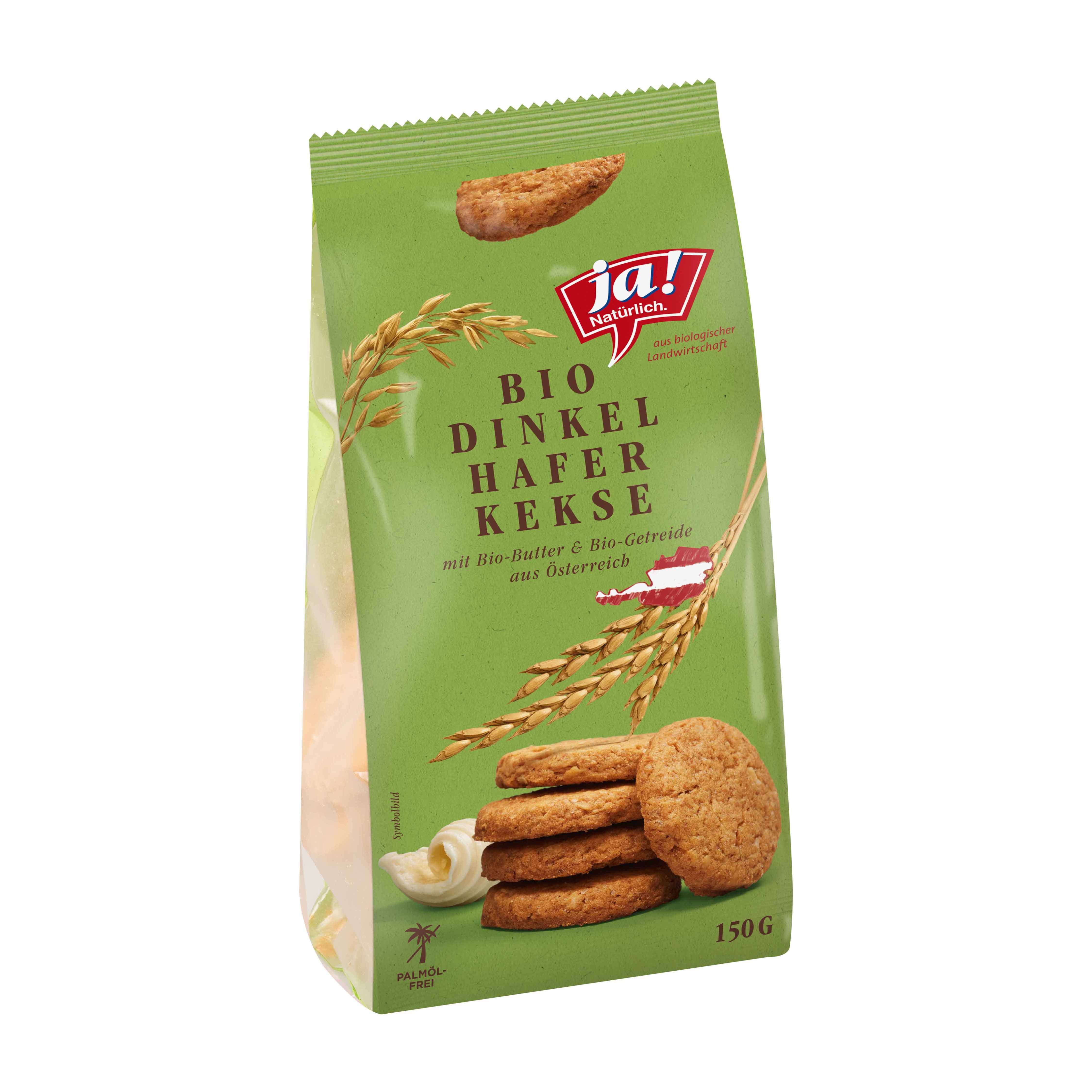 Ja! Natürlich Dinkel-Hafer Kekse