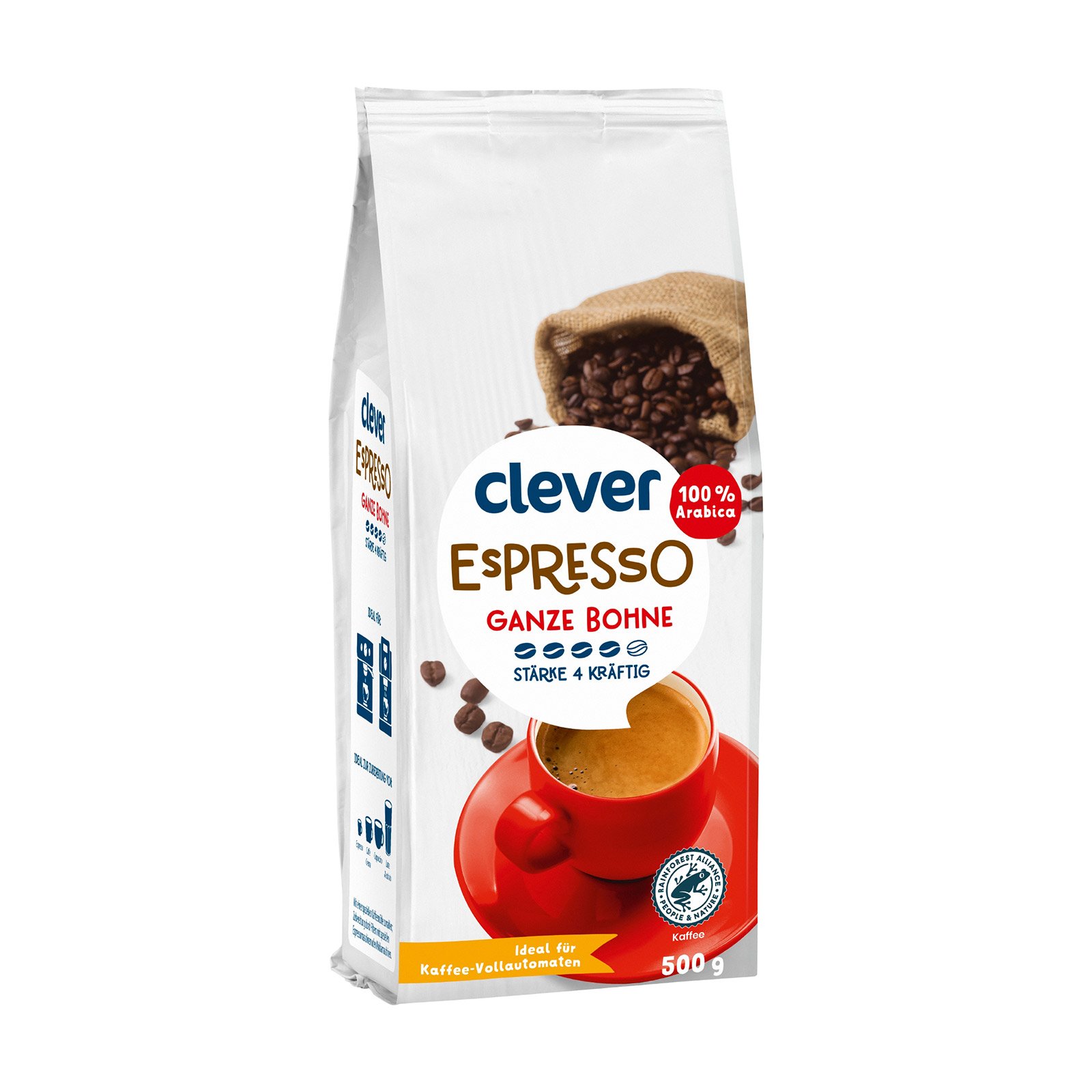 Clever Espresso Ganze Bohne