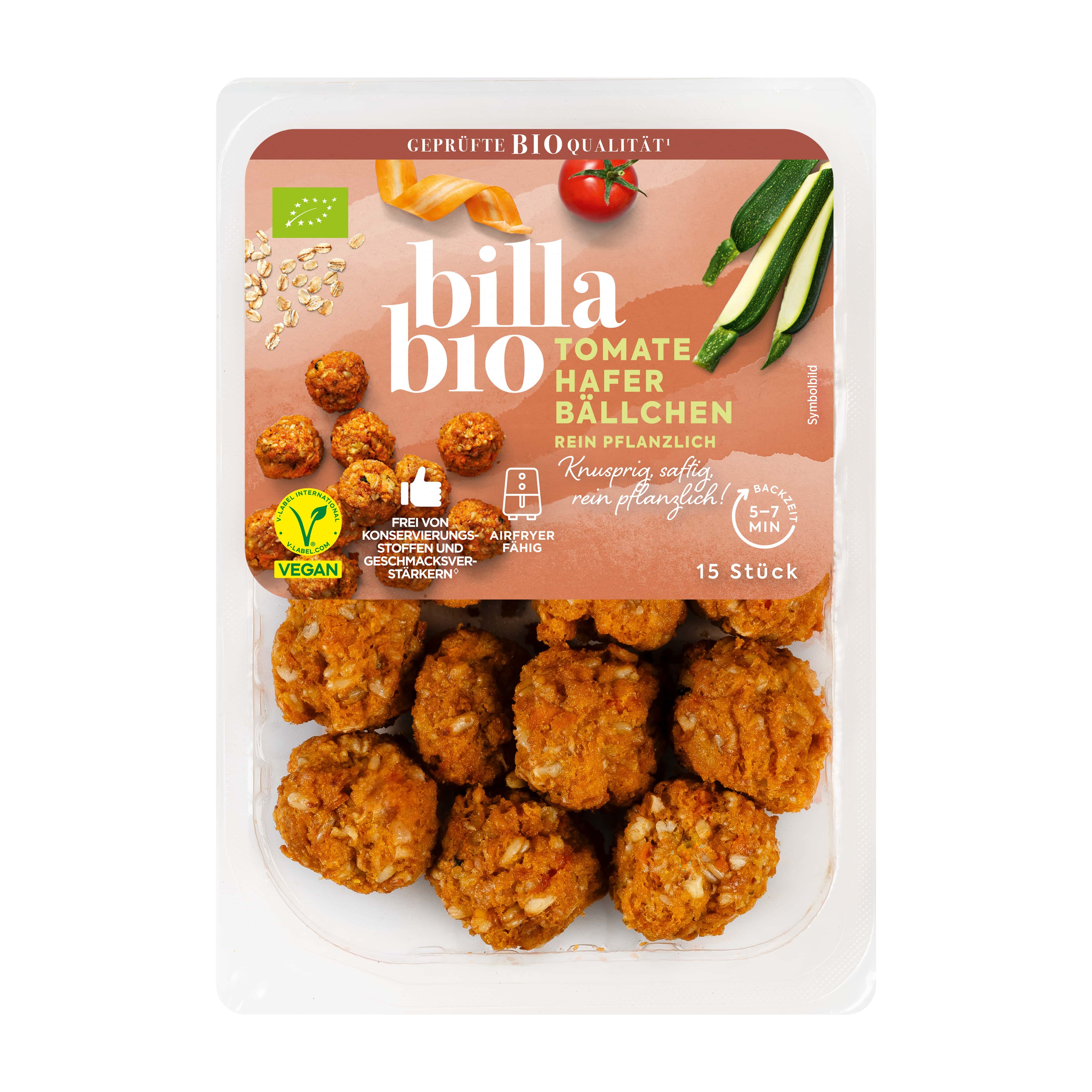 BILLA Bio Tomate Hafer Bällchen