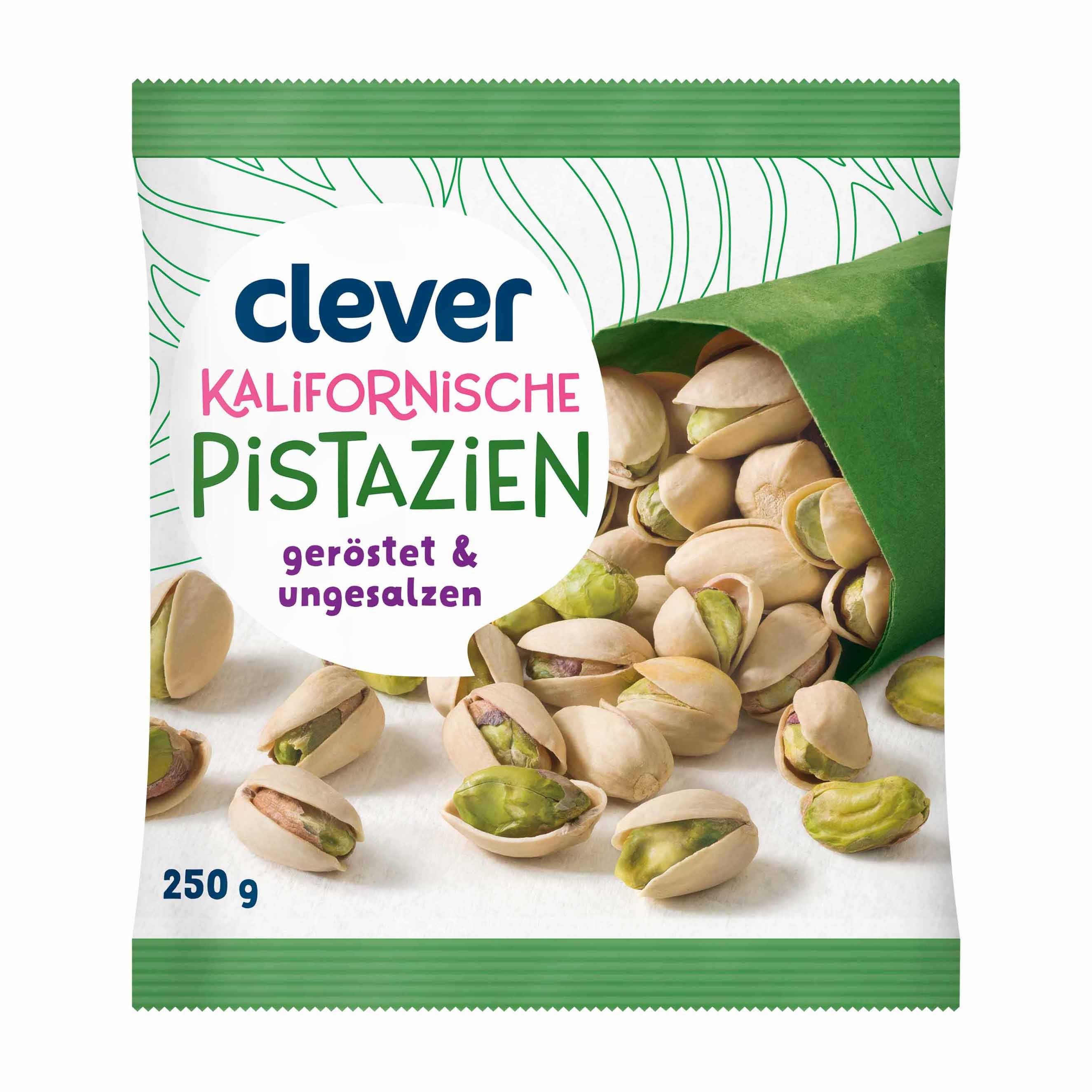 Clever Pistazien ungesalzen & geröstet