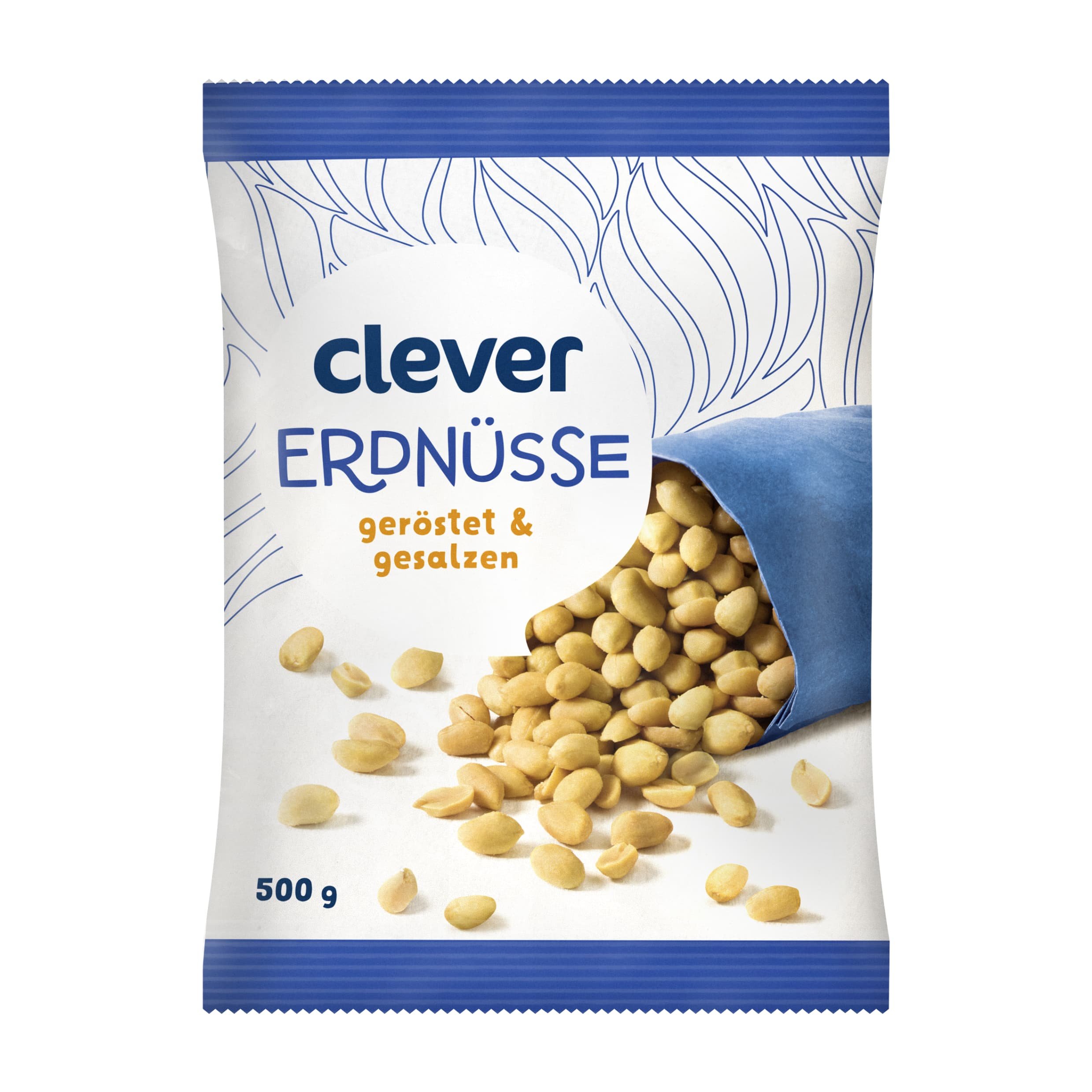 Clever Erdnüsse geröstet & gesalzen