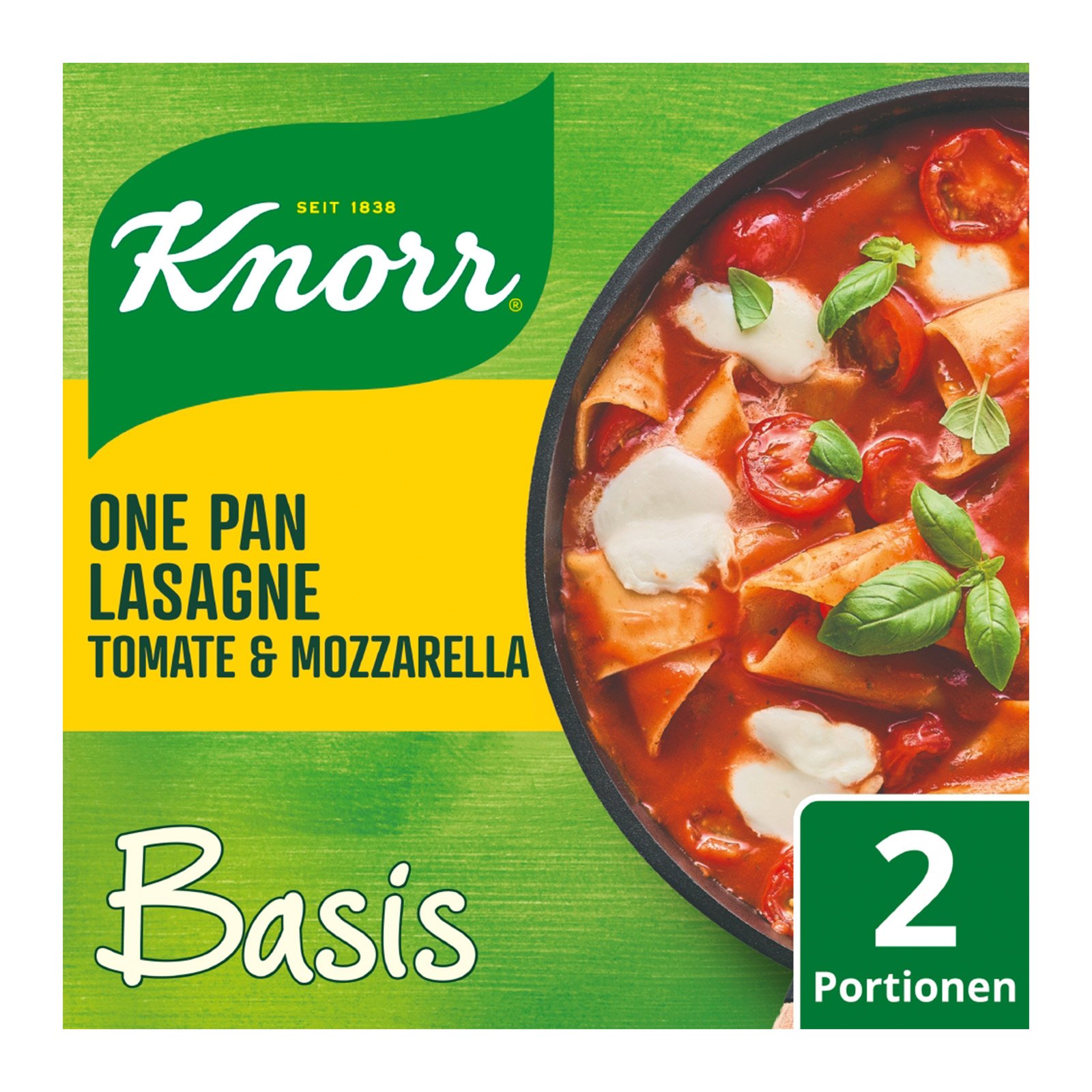 Knorr Basis One Pan Lasagne Tomate-Mozzarella