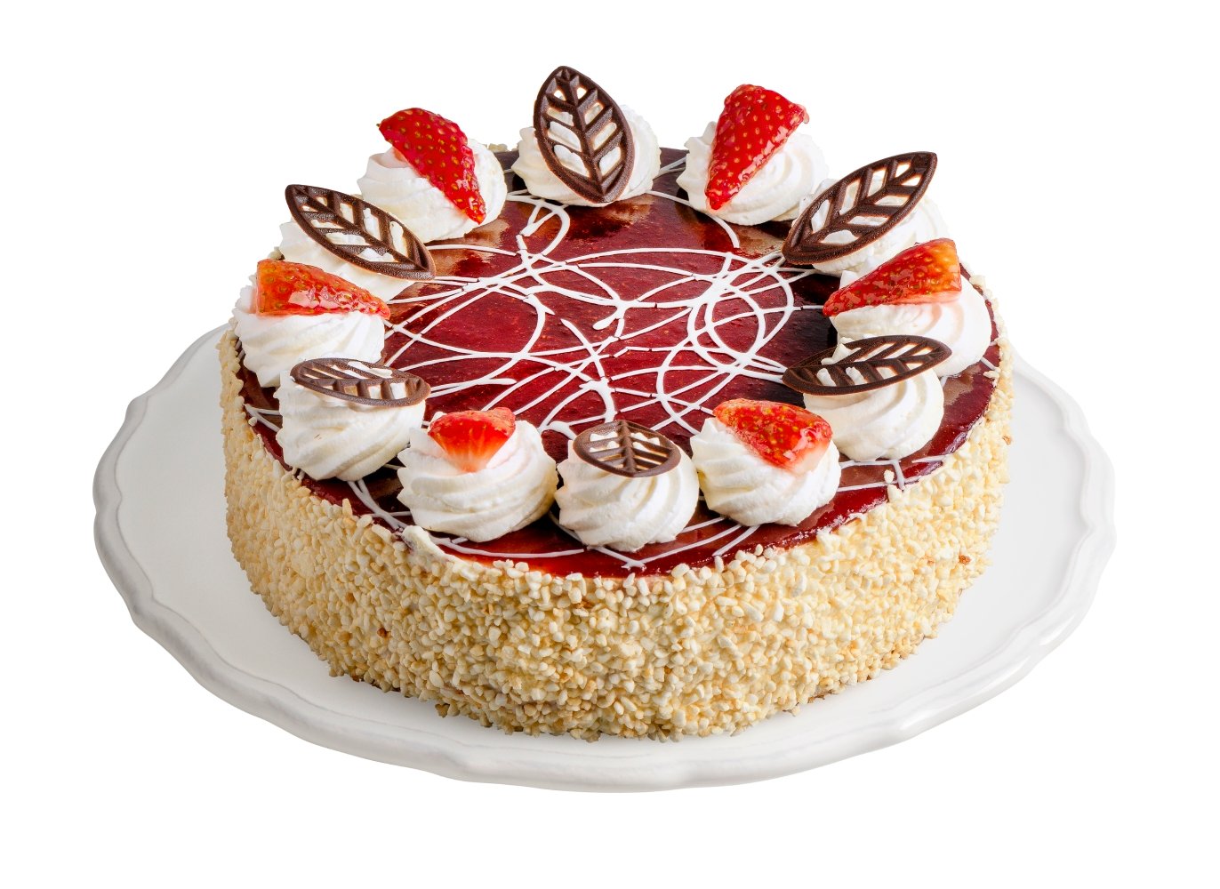 Erdbeer-Vanille Torte