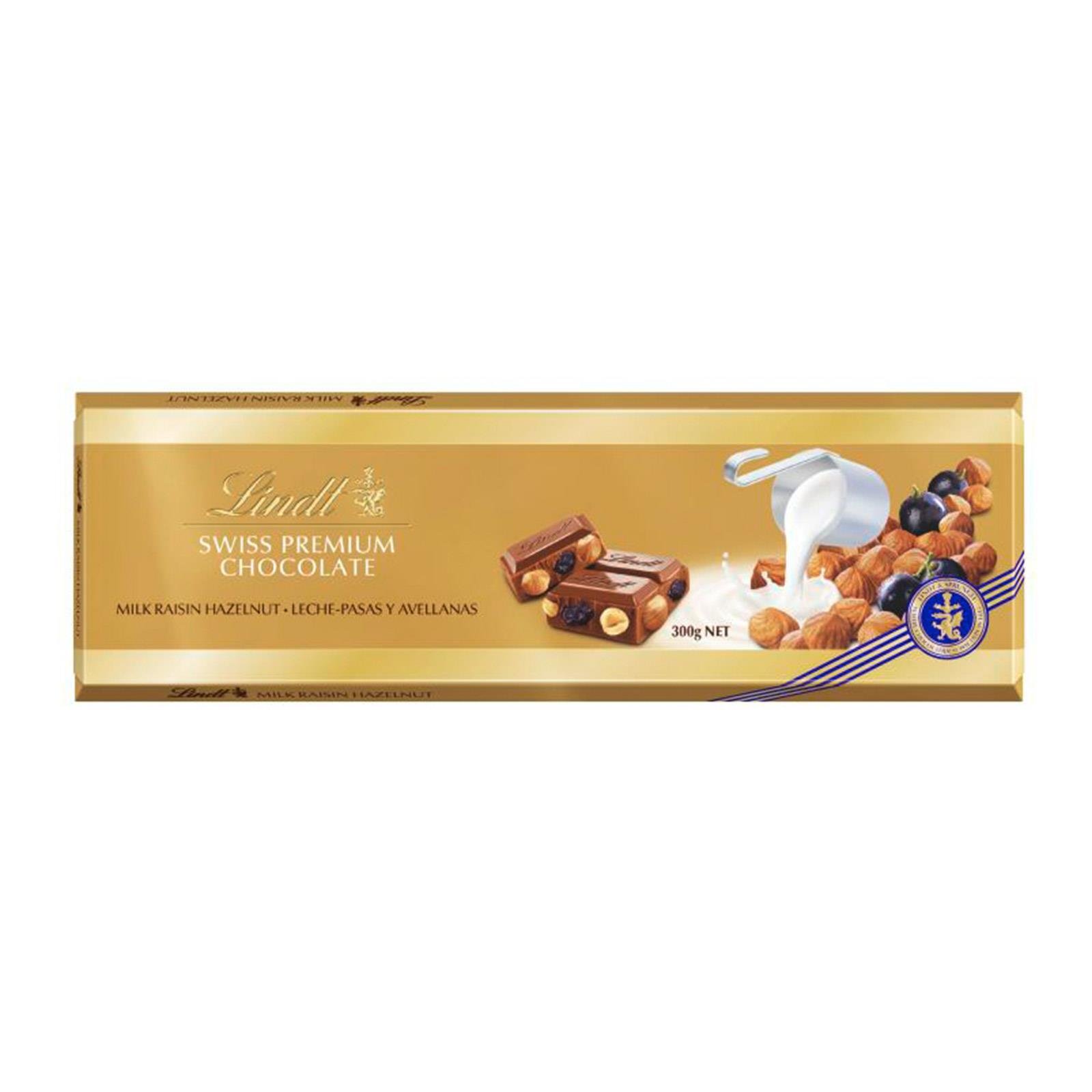 Lindt Goldtafel Milch-Traube-Nuss