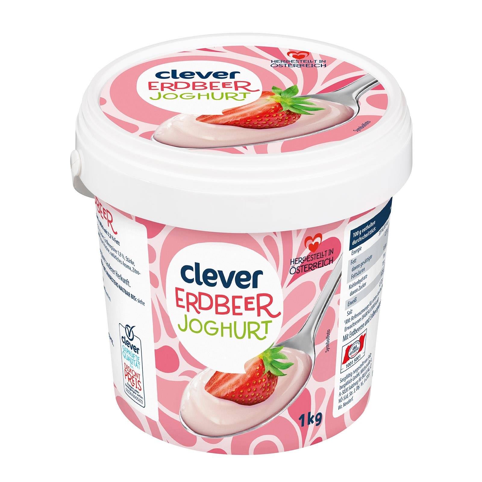 Clever Erdbeere Joghurt