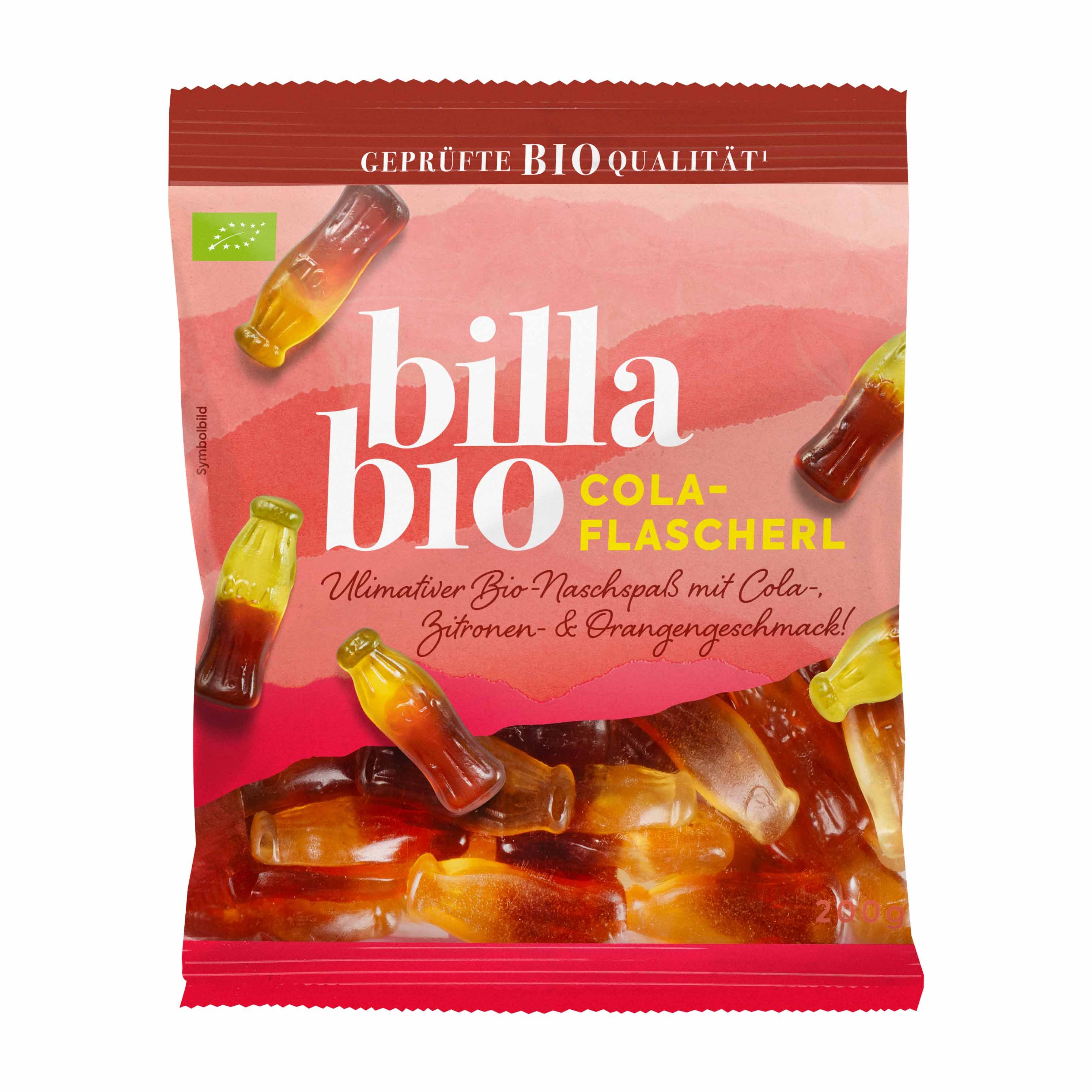 BILLA Bio Colaflaschen