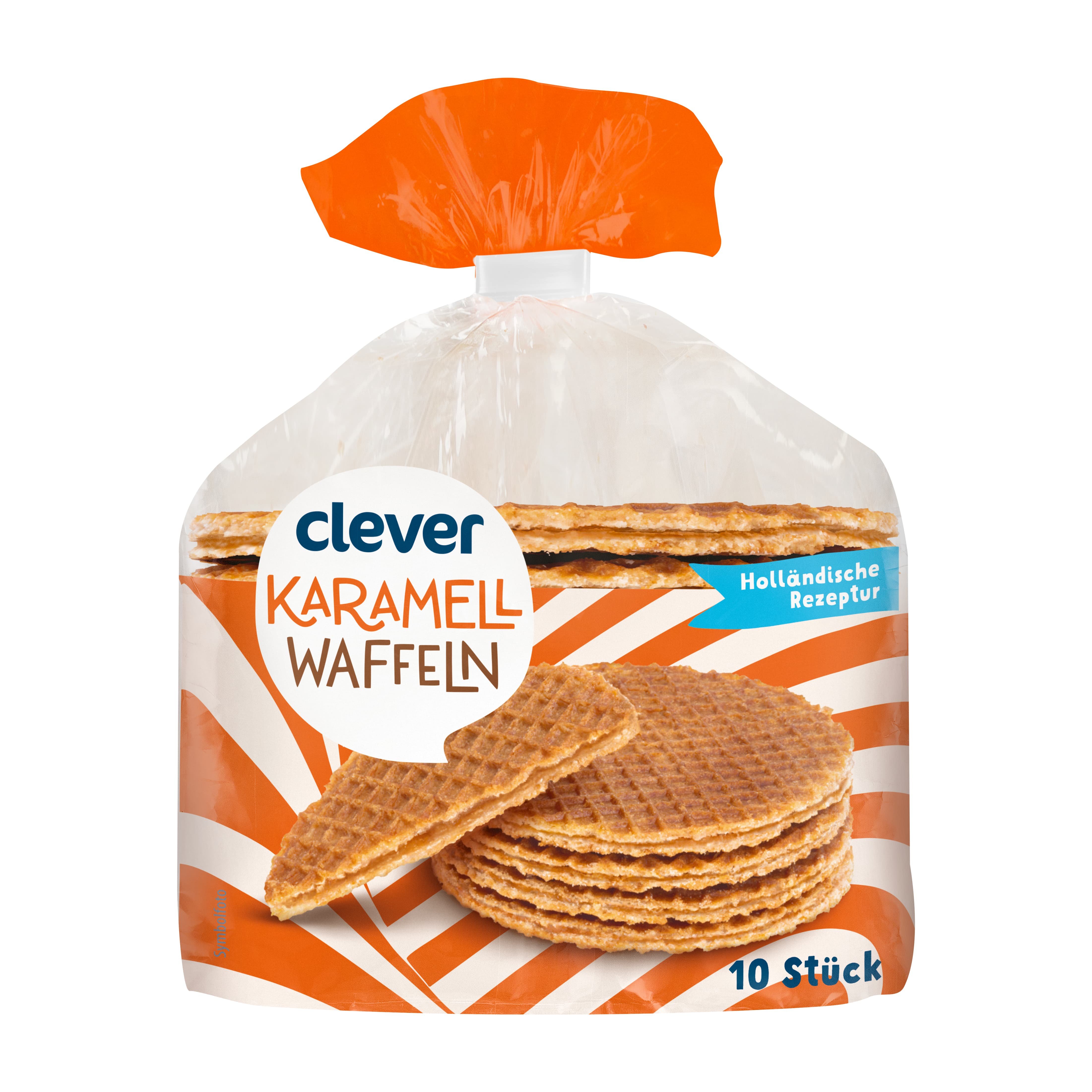 Clever Karamellwaffeln